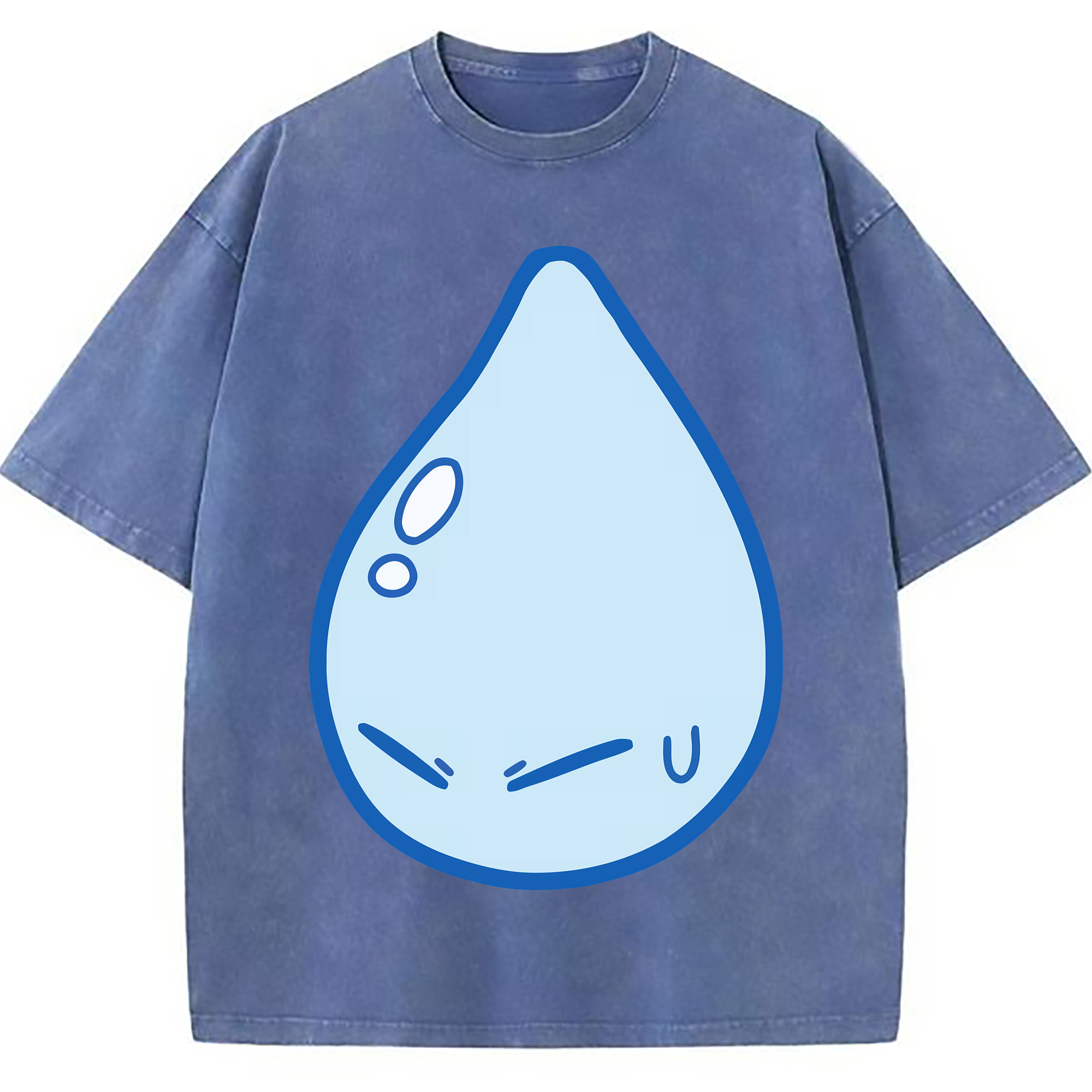 （画像用） 転スラ Regarding Reincarnated to Slime 綿100% ヴィンテージ風 半袖Tシャツ（フロントプリント）