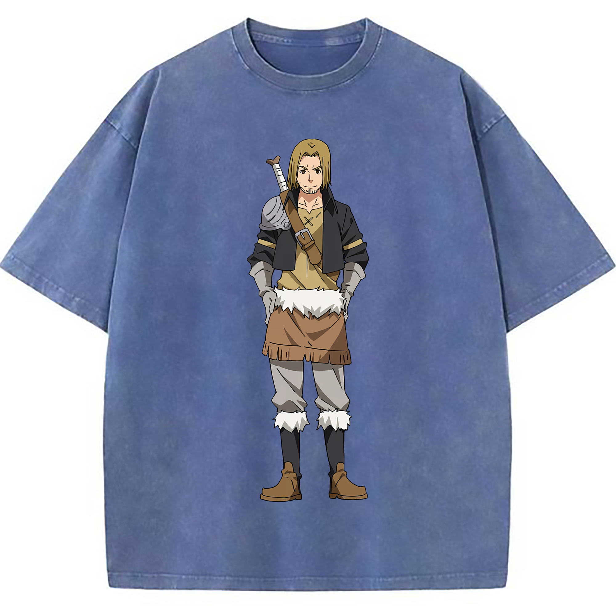 （画像用） 転スラ Regarding Reincarnated to Slime 綿100% ヴィンテージ風 半袖Tシャツ（フロントプリント）