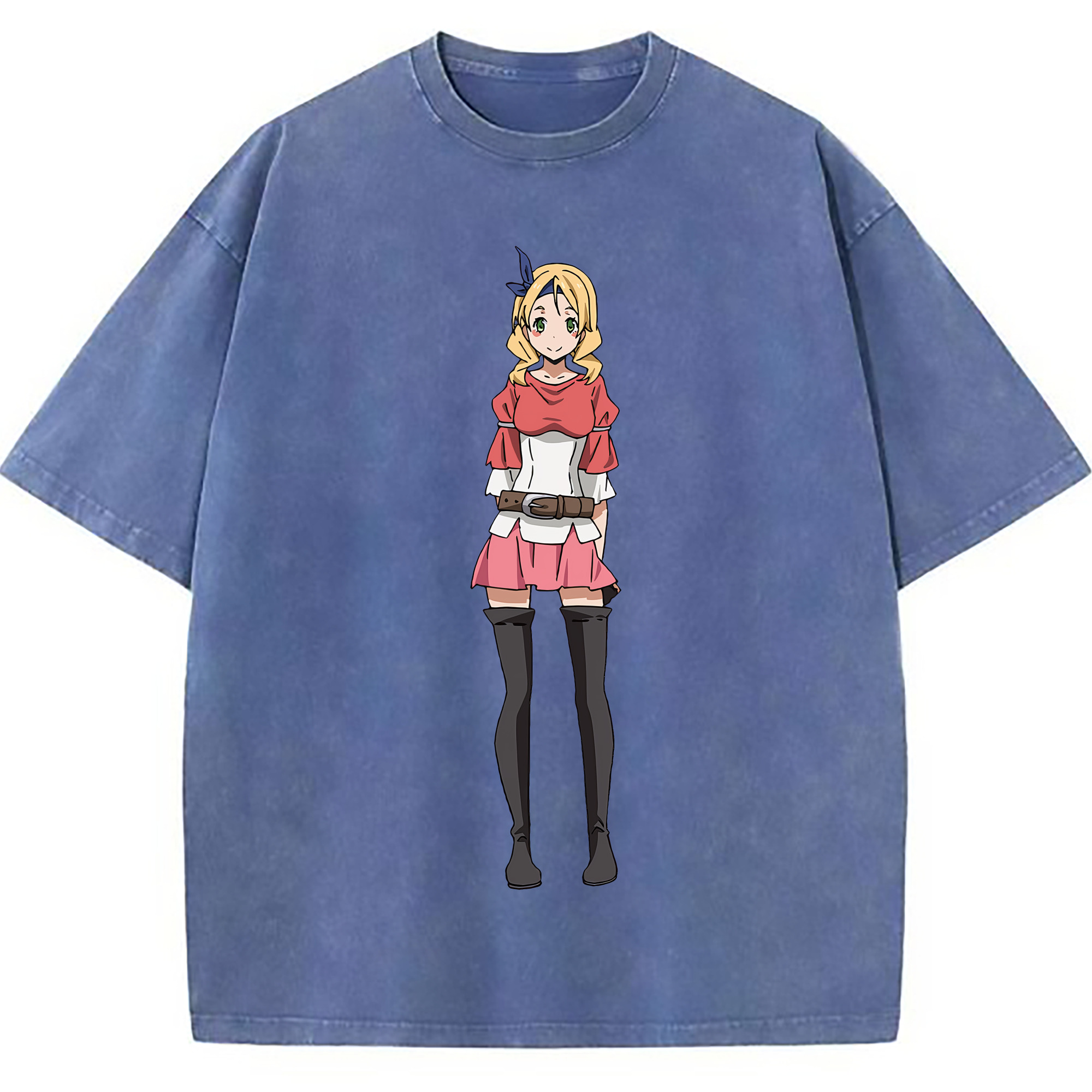 （画像用） 転スラ Regarding Reincarnated to Slime 綿100% ヴィンテージ風 半袖Tシャツ（フロントプリント）