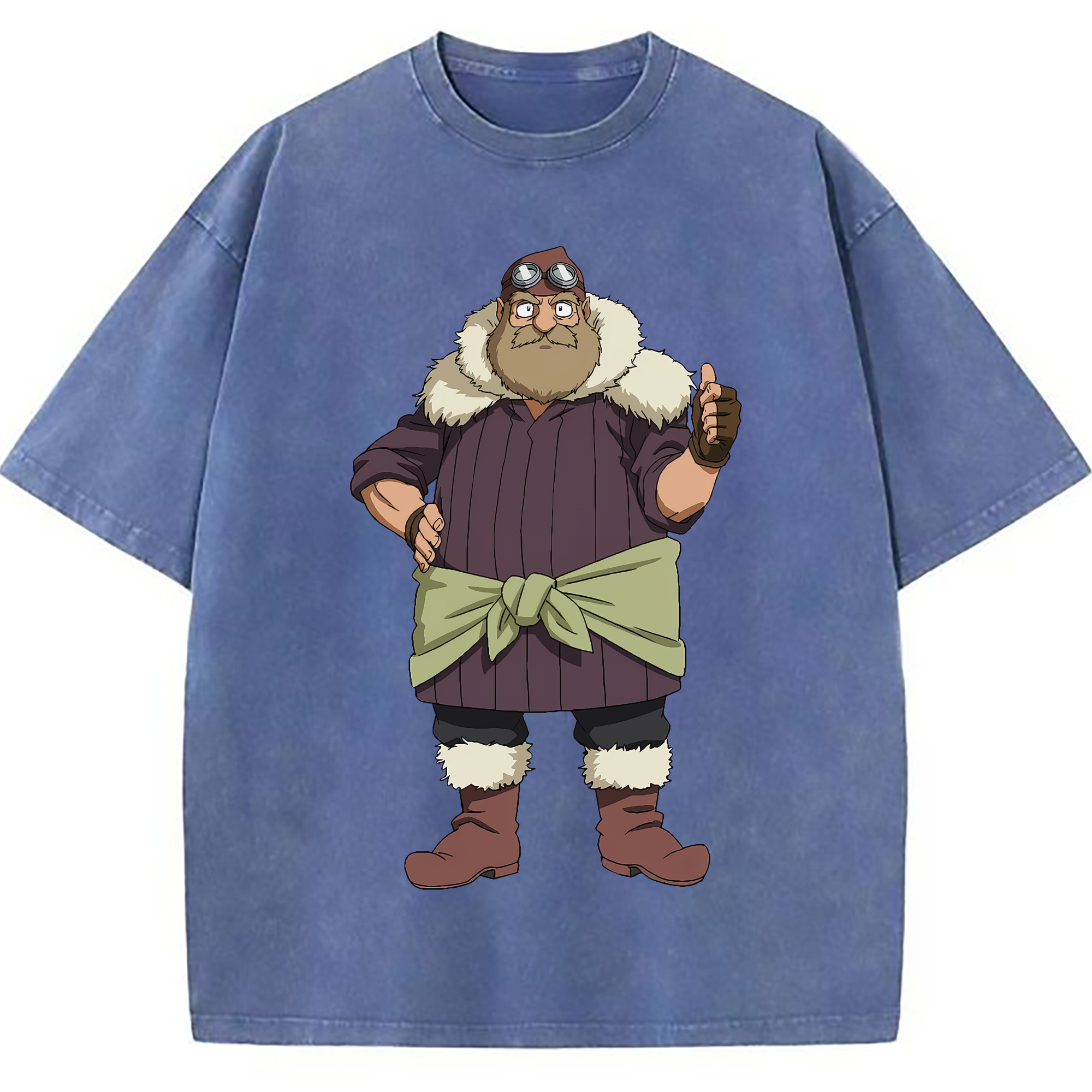 （画像用） 転スラ Regarding Reincarnated to Slime 綿100% ヴィンテージ風 半袖Tシャツ（フロントプリント）
