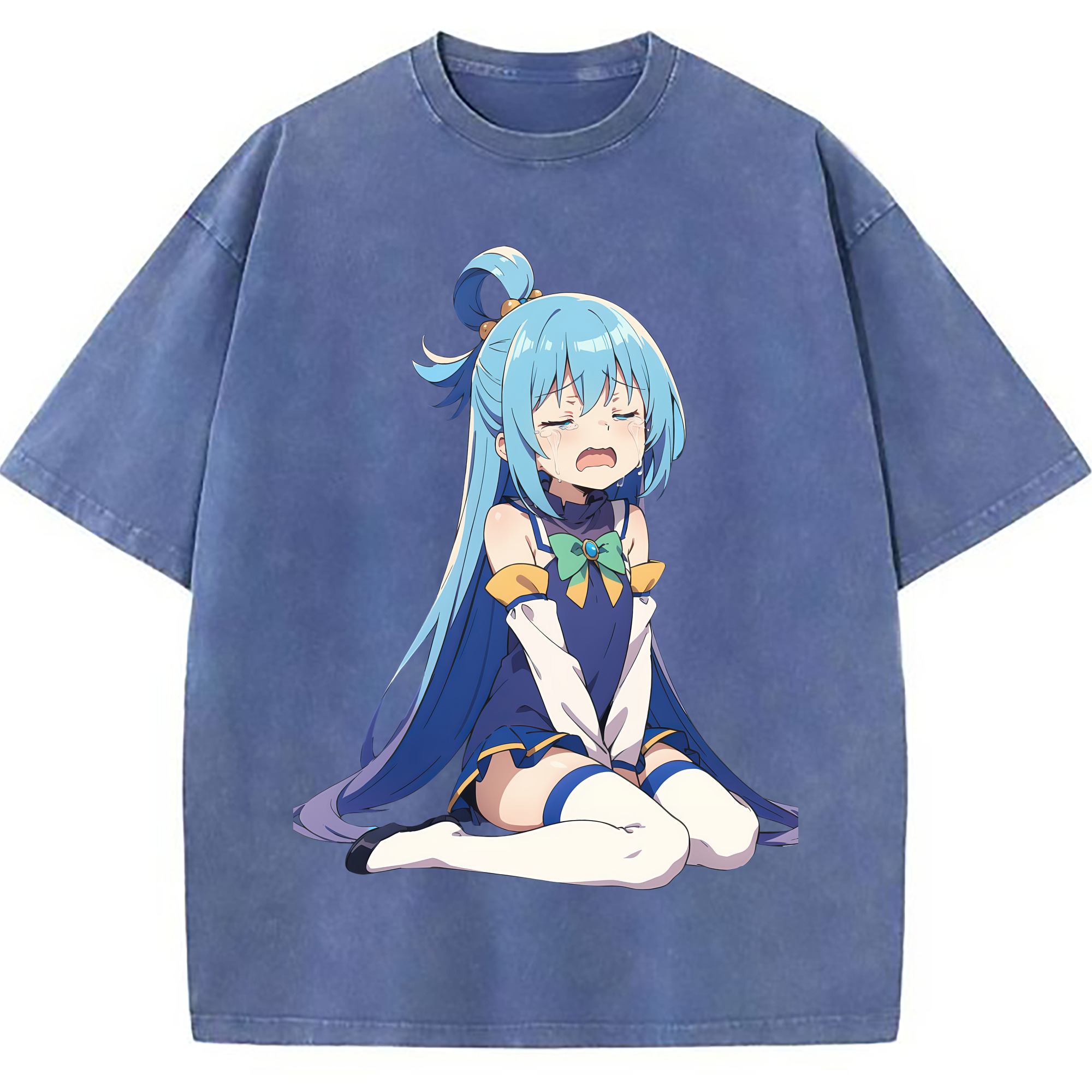 （画像用） 転スラ Regarding Reincarnated to Slime 綿100% ヴィンテージ風 半袖Tシャツ（フロントプリント）