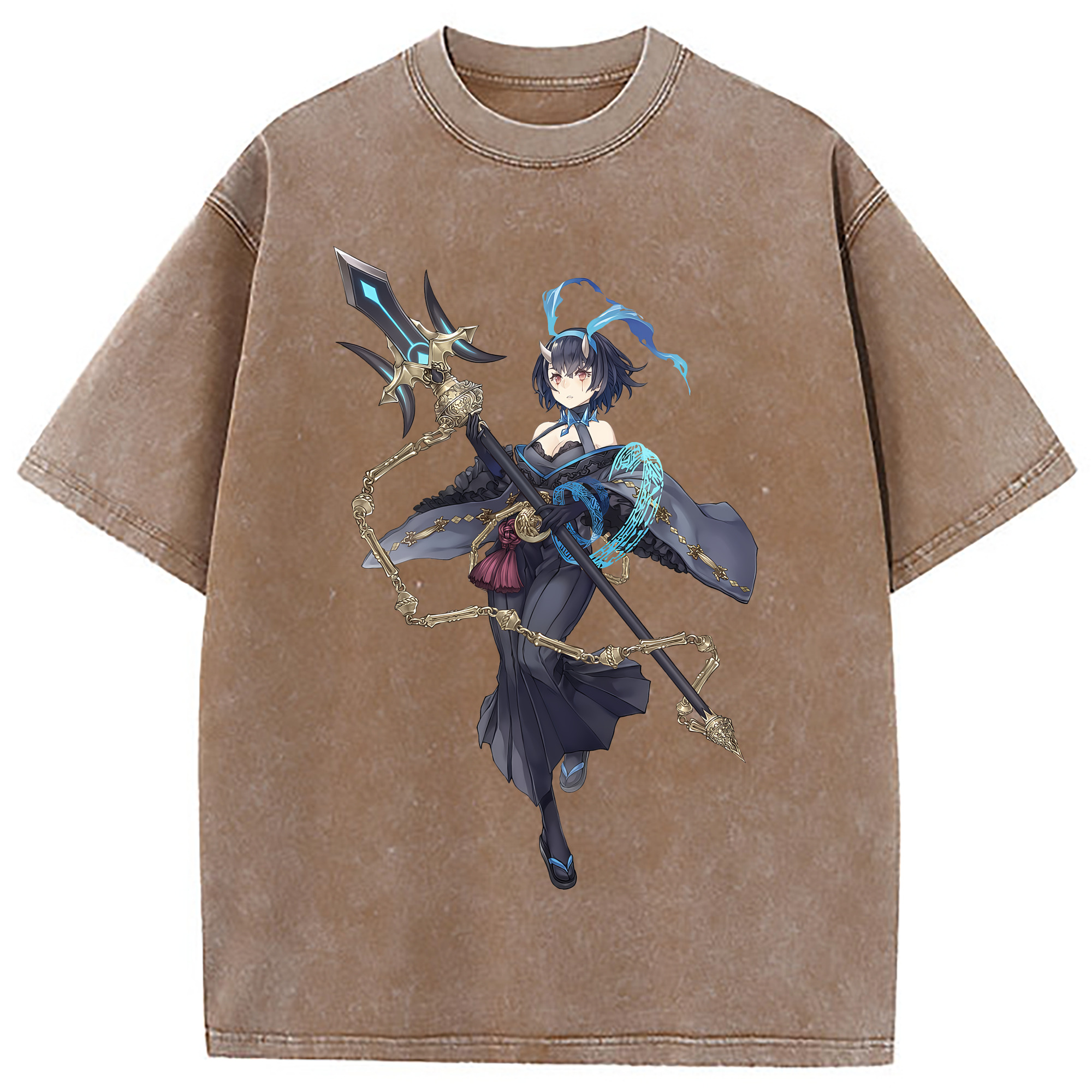 （画像用） 転スラ Regarding Reincarnated to Slime 綿100% ヴィンテージ風 半袖Tシャツ（フロントプリント）