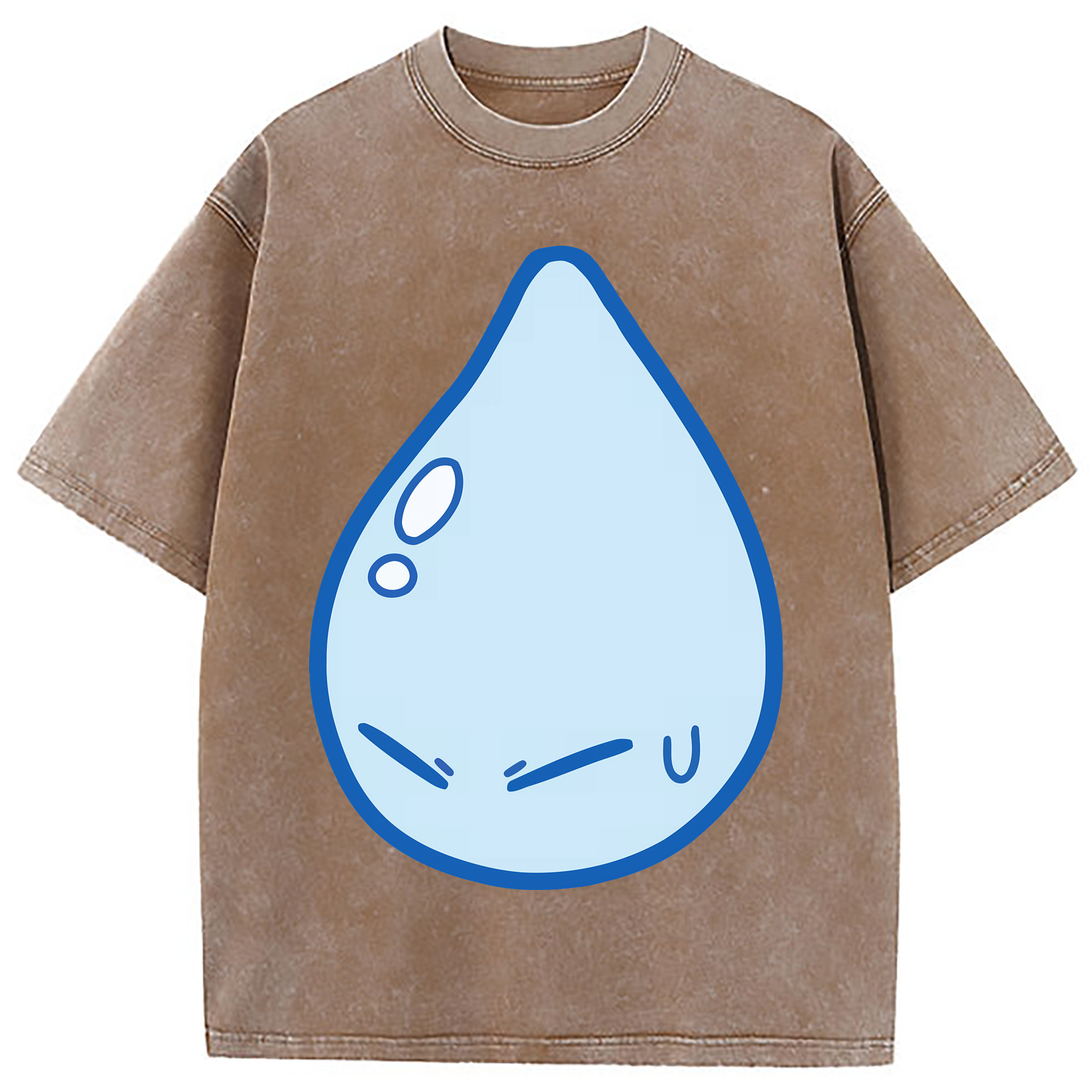 （画像用） 転スラ Regarding Reincarnated to Slime 綿100% ヴィンテージ風 半袖Tシャツ（フロントプリント）