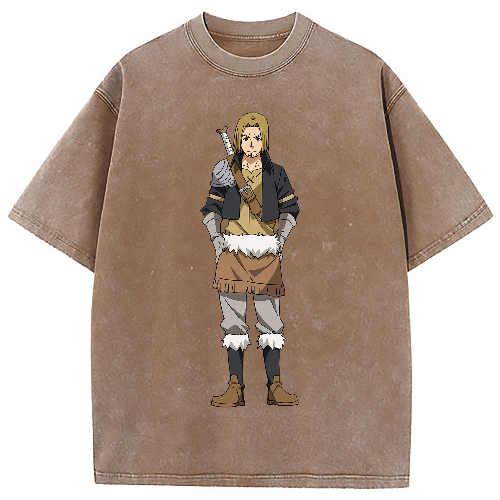（画像用） 転スラ Regarding Reincarnated to Slime 綿100% ヴィンテージ風 半袖Tシャツ（フロントプリント）