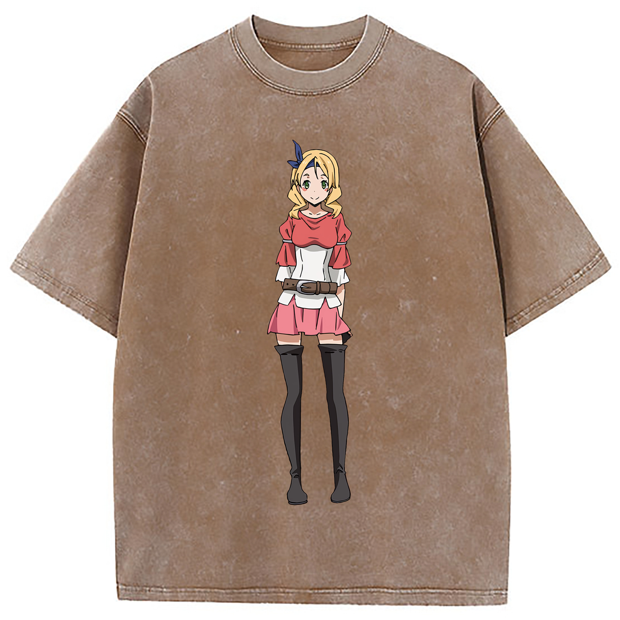 （画像用） 転スラ Regarding Reincarnated to Slime 綿100% ヴィンテージ風 半袖Tシャツ（フロントプリント）