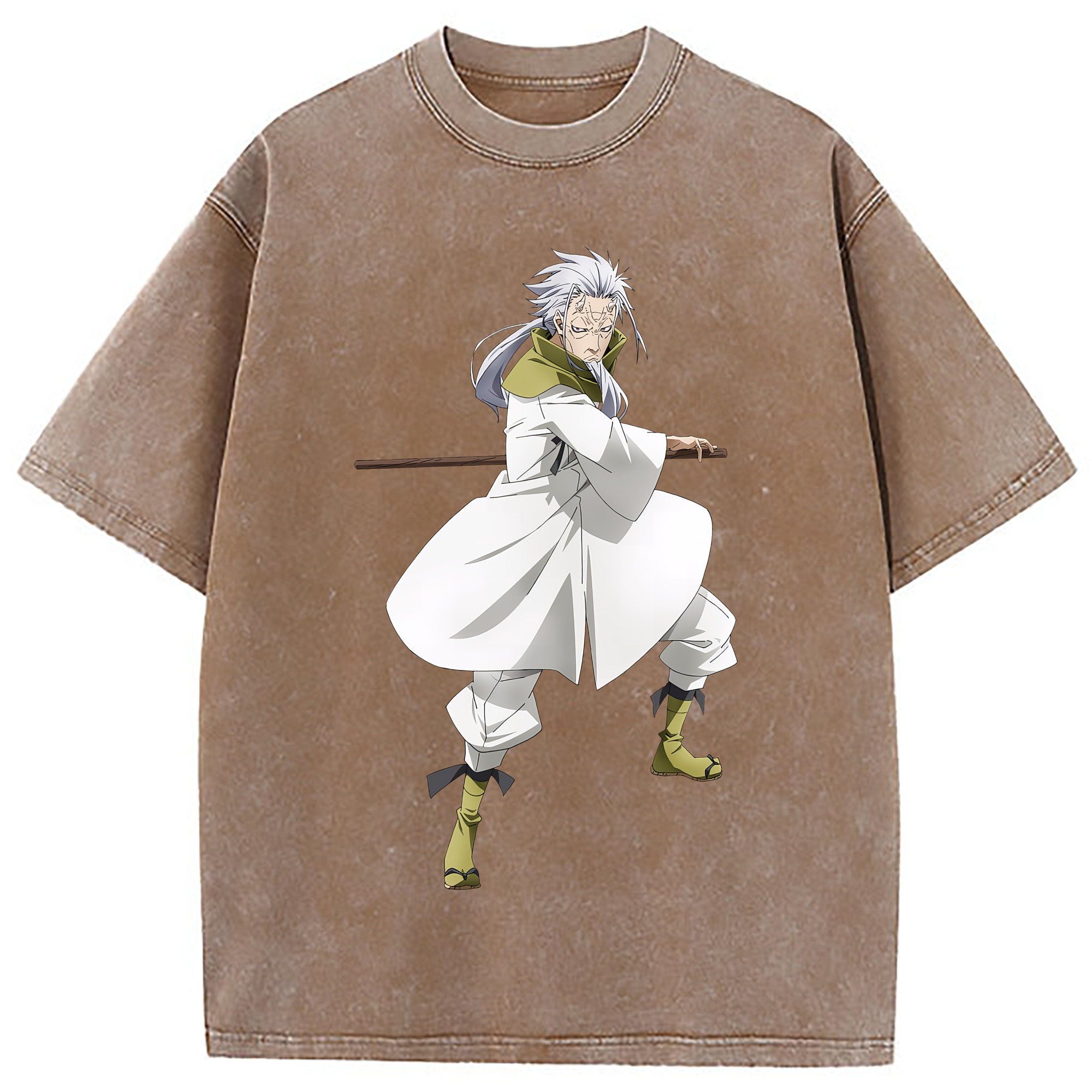 （画像用） 転スラ Regarding Reincarnated to Slime 綿100% ヴィンテージ風 半袖Tシャツ（フロントプリント）