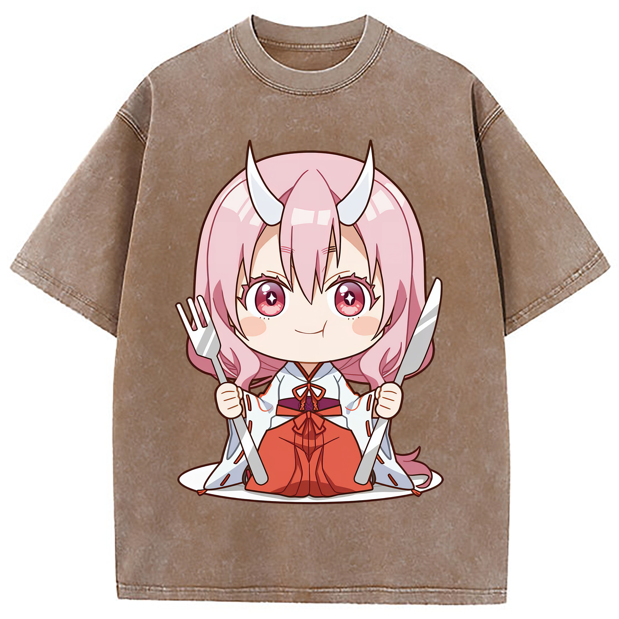（画像用） 転スラ Regarding Reincarnated to Slime 綿100% ヴィンテージ風 半袖Tシャツ（フロントプリント）