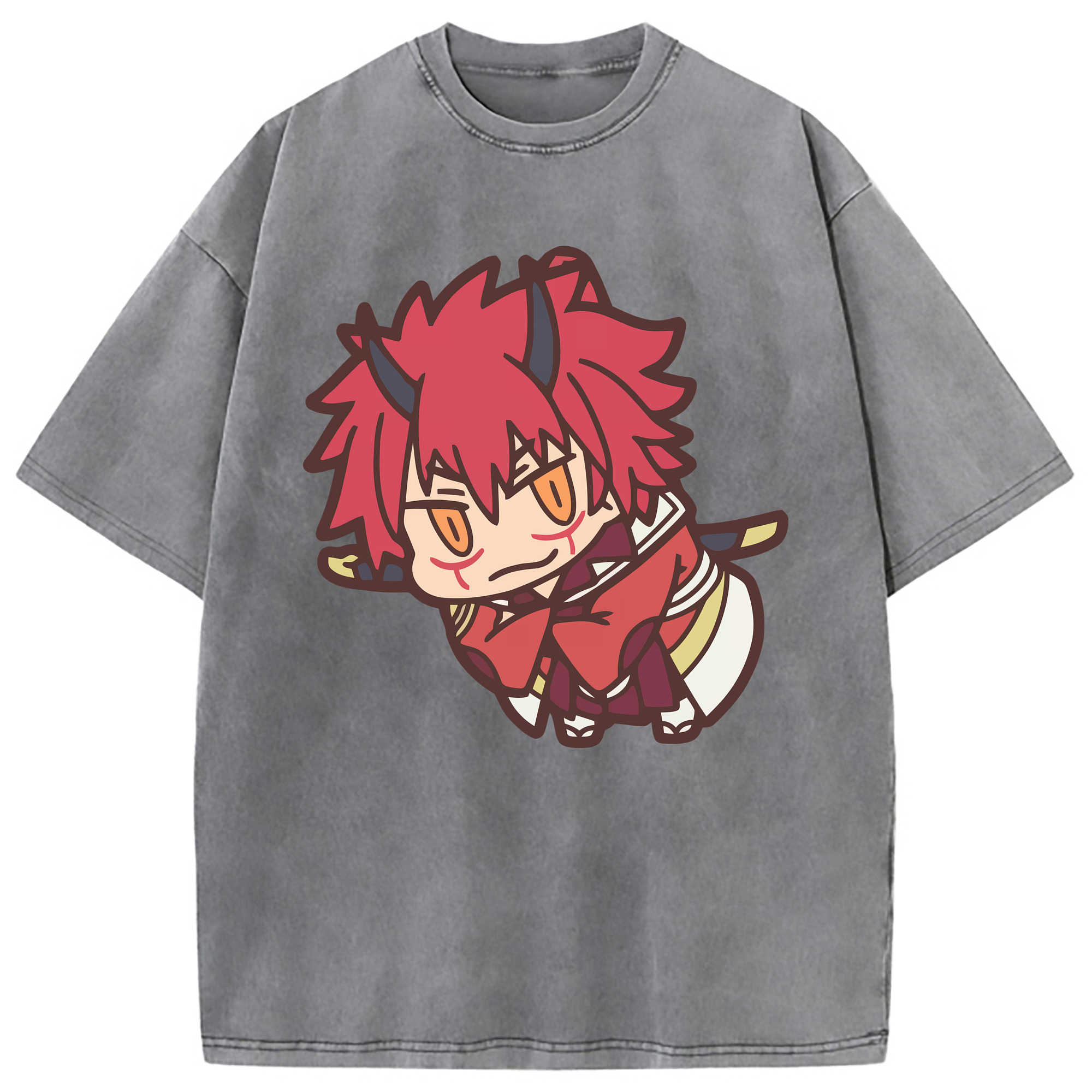 （画像用） 転スラ Regarding Reincarnated to Slime 綿100% ヴィンテージ風 半袖Tシャツ（フロントプリント）