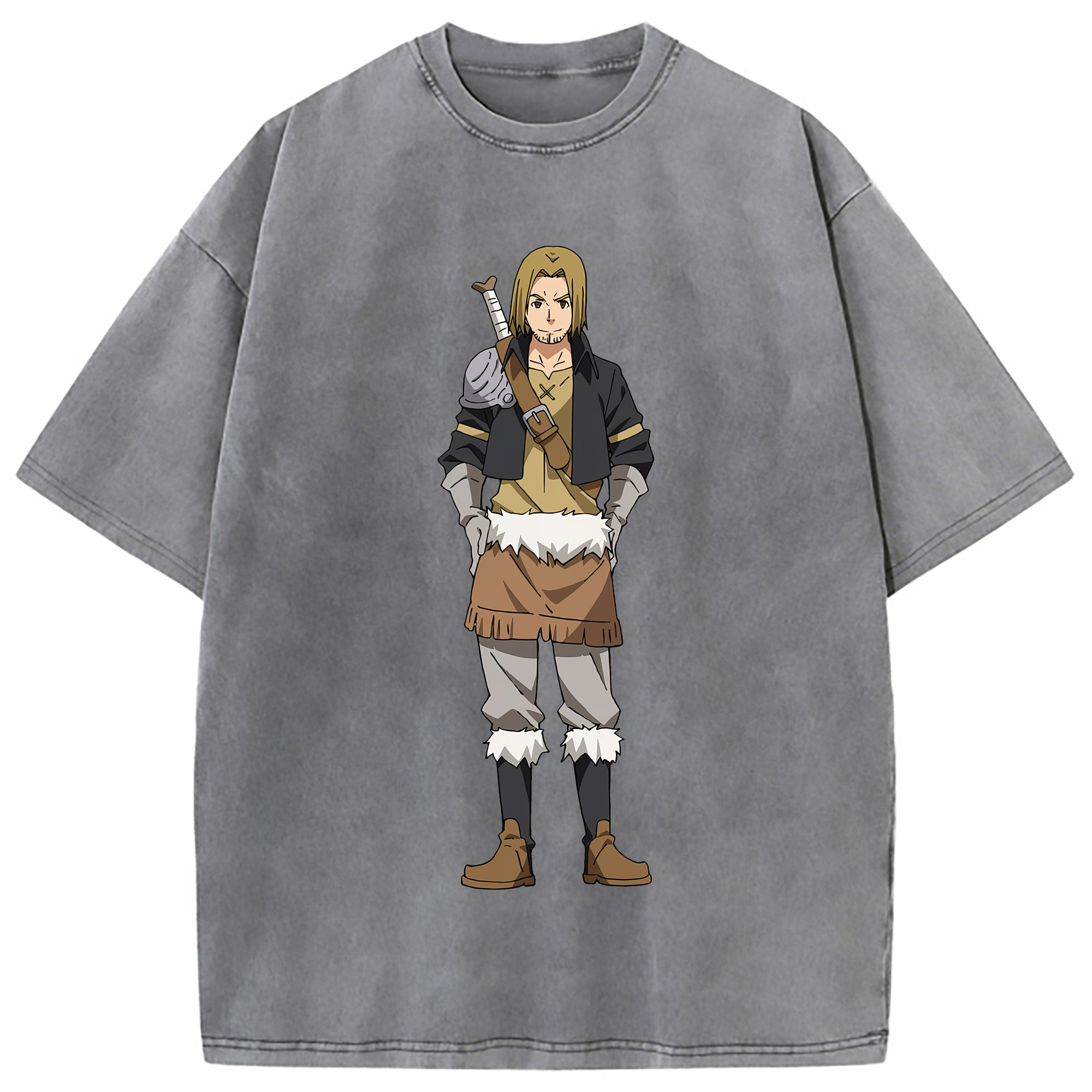 （画像用） 転スラ Regarding Reincarnated to Slime 綿100% ヴィンテージ風 半袖Tシャツ（フロントプリント）