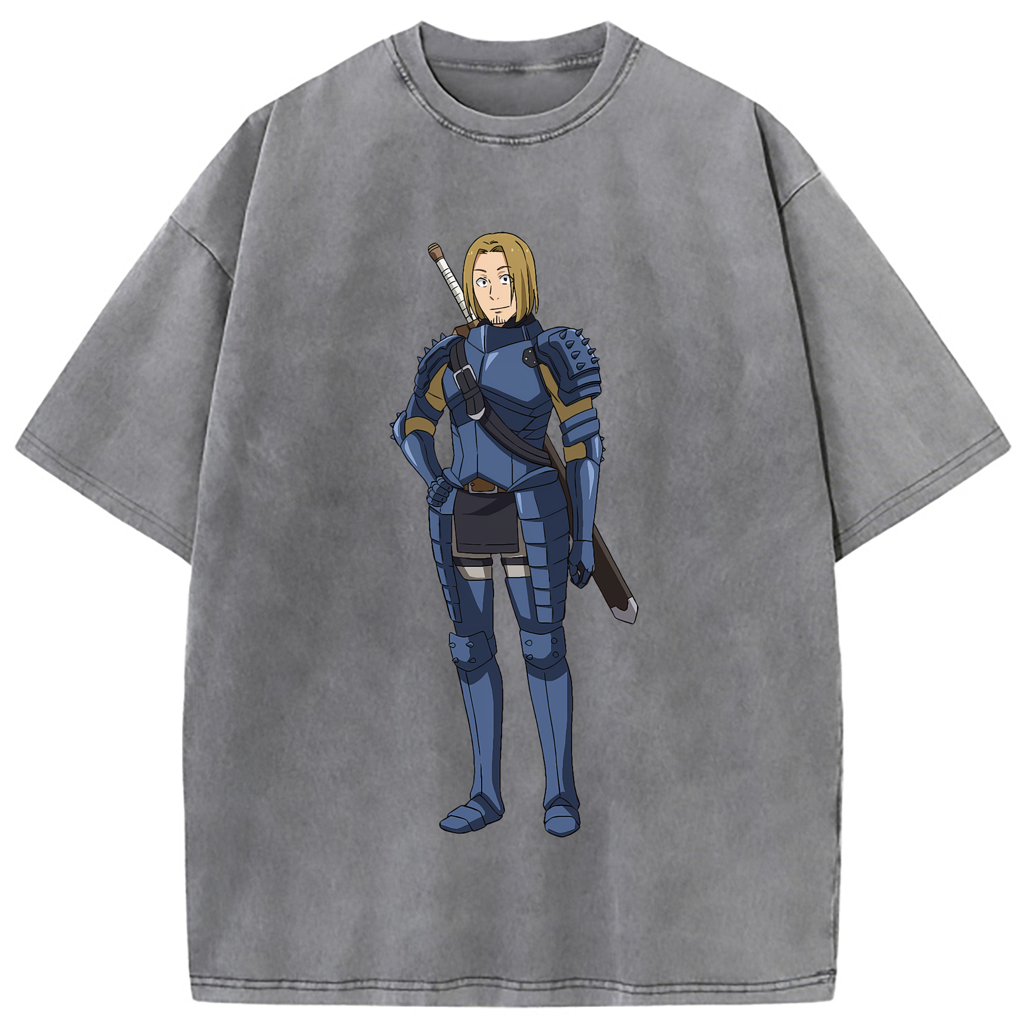 （画像用） 転スラ Regarding Reincarnated to Slime 綿100% ヴィンテージ風 半袖Tシャツ（フロントプリント）