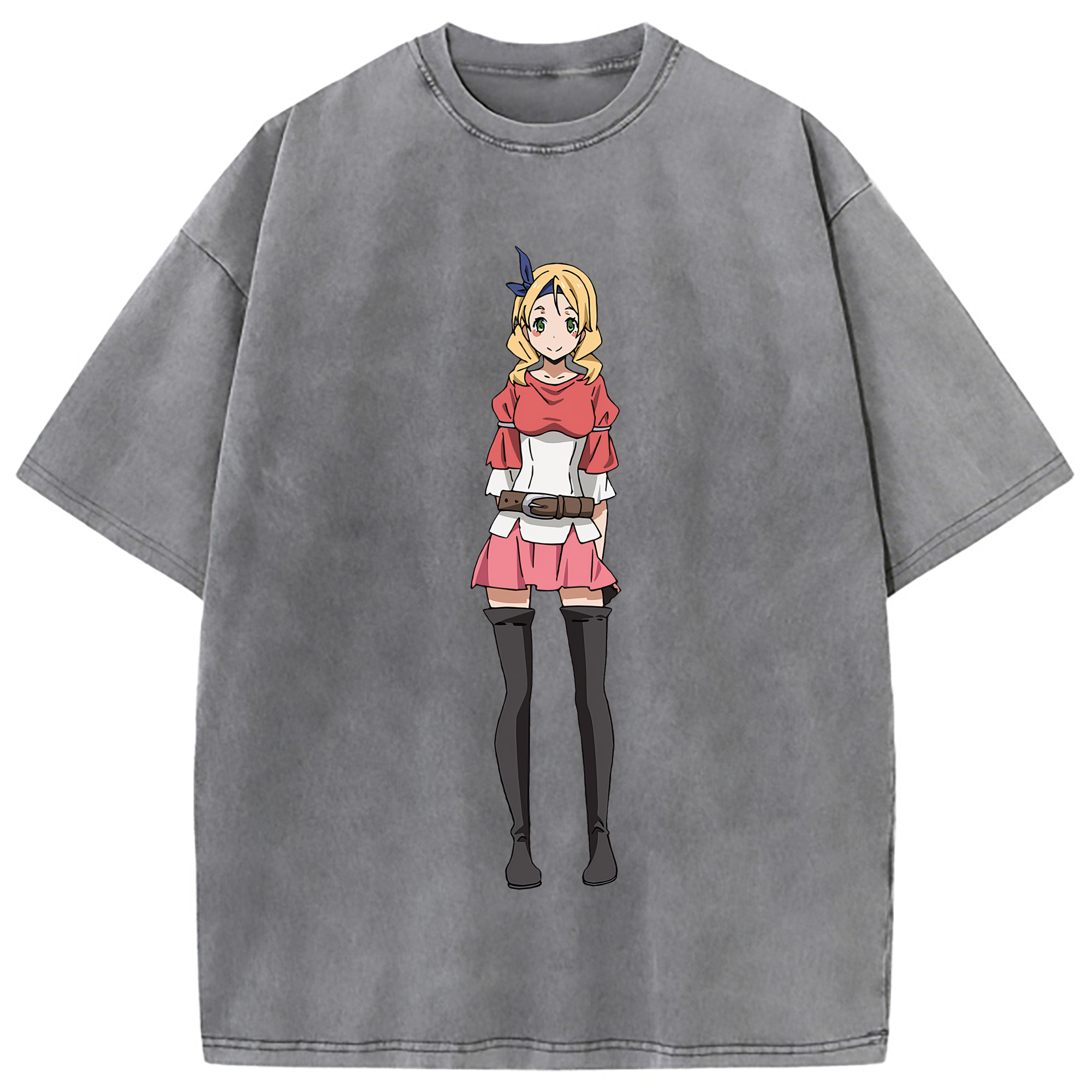 （画像用） 転スラ Regarding Reincarnated to Slime 綿100% ヴィンテージ風 半袖Tシャツ（フロントプリント）