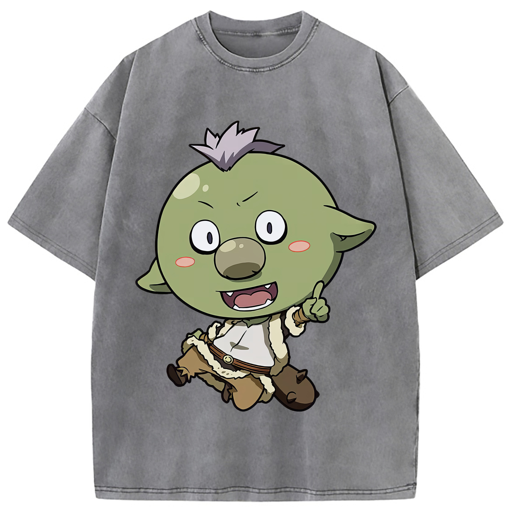 （画像用） 転スラ Regarding Reincarnated to Slime 綿100% ヴィンテージ風 半袖Tシャツ（フロントプリント）