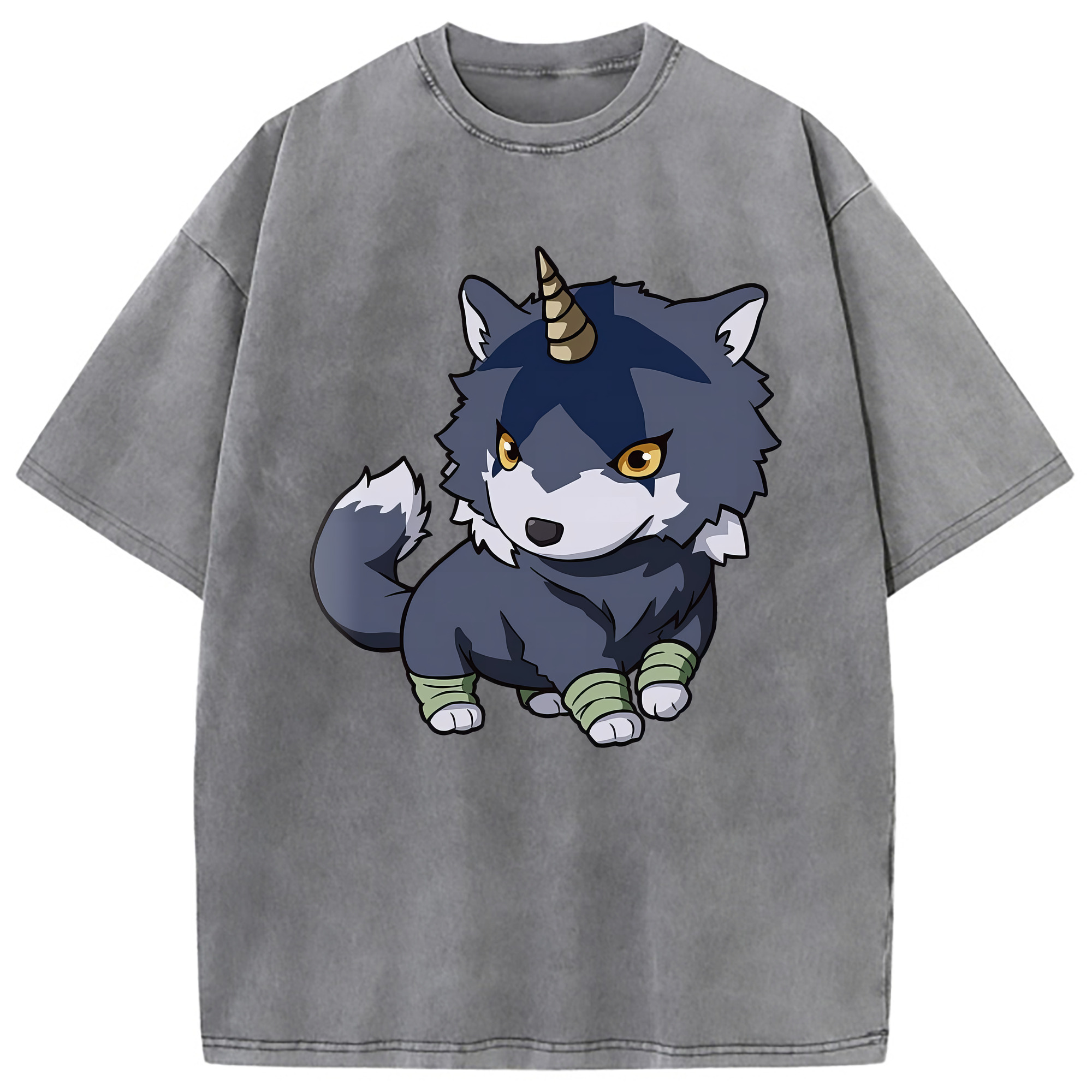 （画像用） 転スラ Regarding Reincarnated to Slime 綿100% ヴィンテージ風 半袖Tシャツ（フロントプリント）