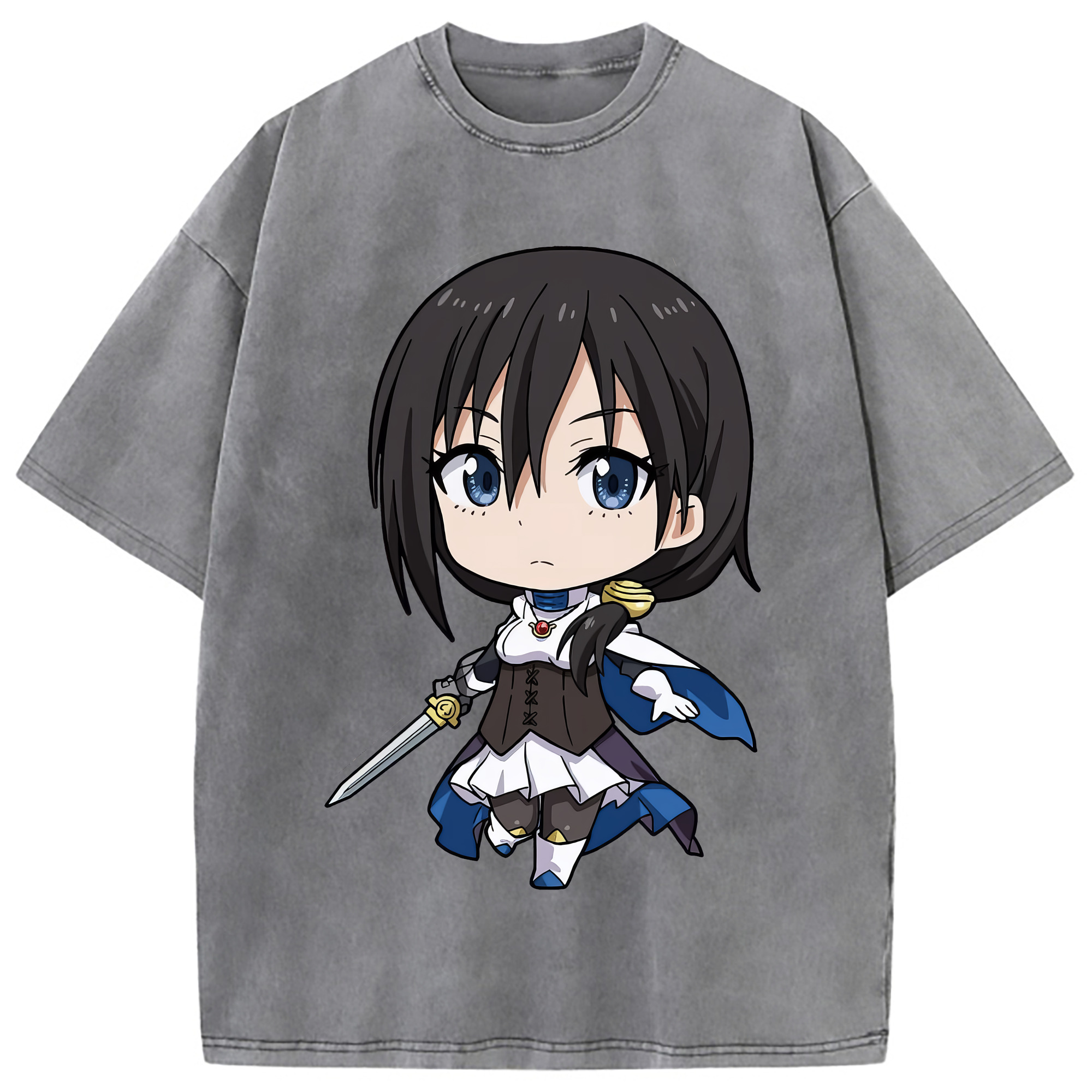 （画像用） 転スラ Regarding Reincarnated to Slime 綿100% ヴィンテージ風 半袖Tシャツ（フロントプリント）