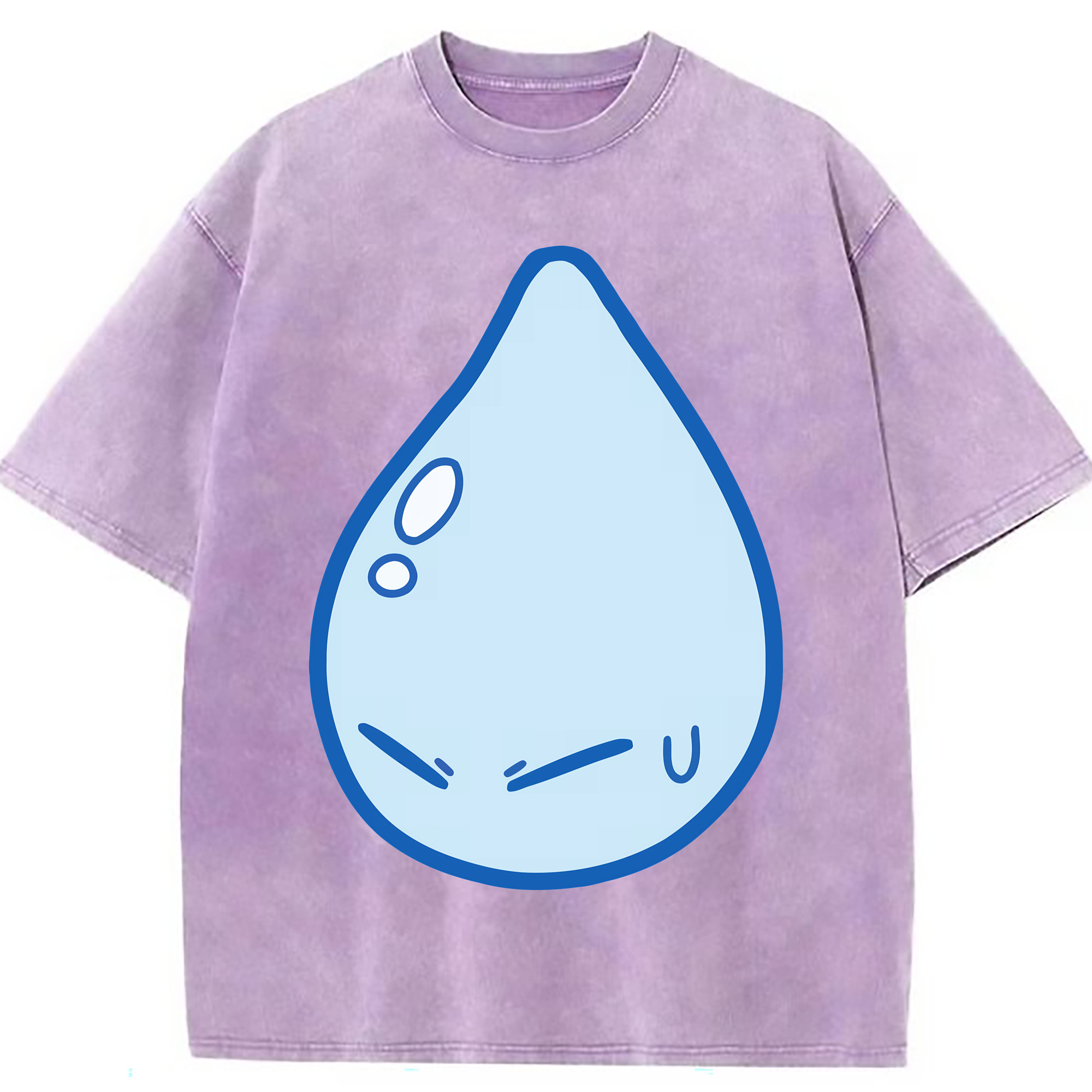 （画像用） 転スラ Regarding Reincarnated to Slime 綿100% ヴィンテージ風 半袖Tシャツ（フロントプリント）