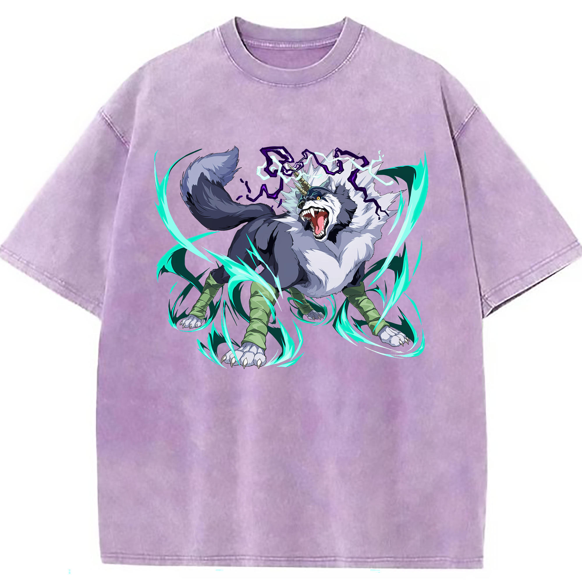 （画像用） 転スラ Regarding Reincarnated to Slime 綿100% ヴィンテージ風 半袖Tシャツ（フロントプリント）
