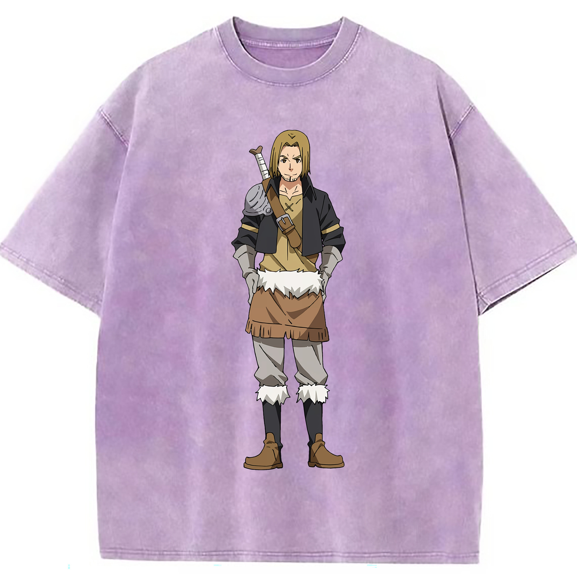 （画像用） 転スラ Regarding Reincarnated to Slime 綿100% ヴィンテージ風 半袖Tシャツ（フロントプリント）