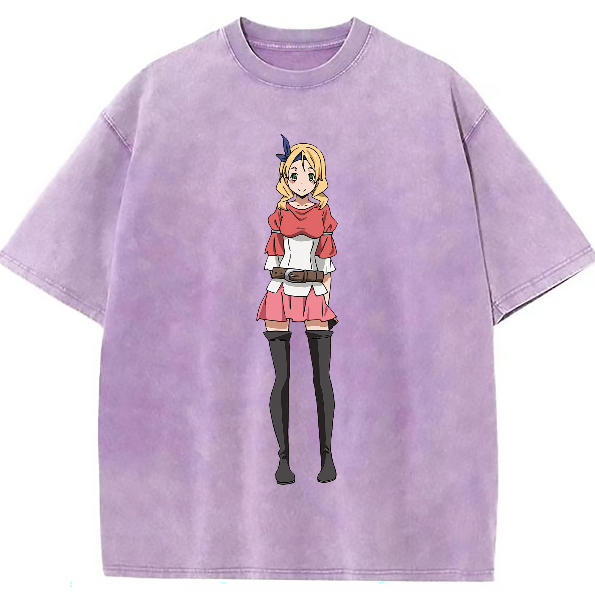 （画像用） 転スラ Regarding Reincarnated to Slime 綿100% ヴィンテージ風 半袖Tシャツ（フロントプリント）