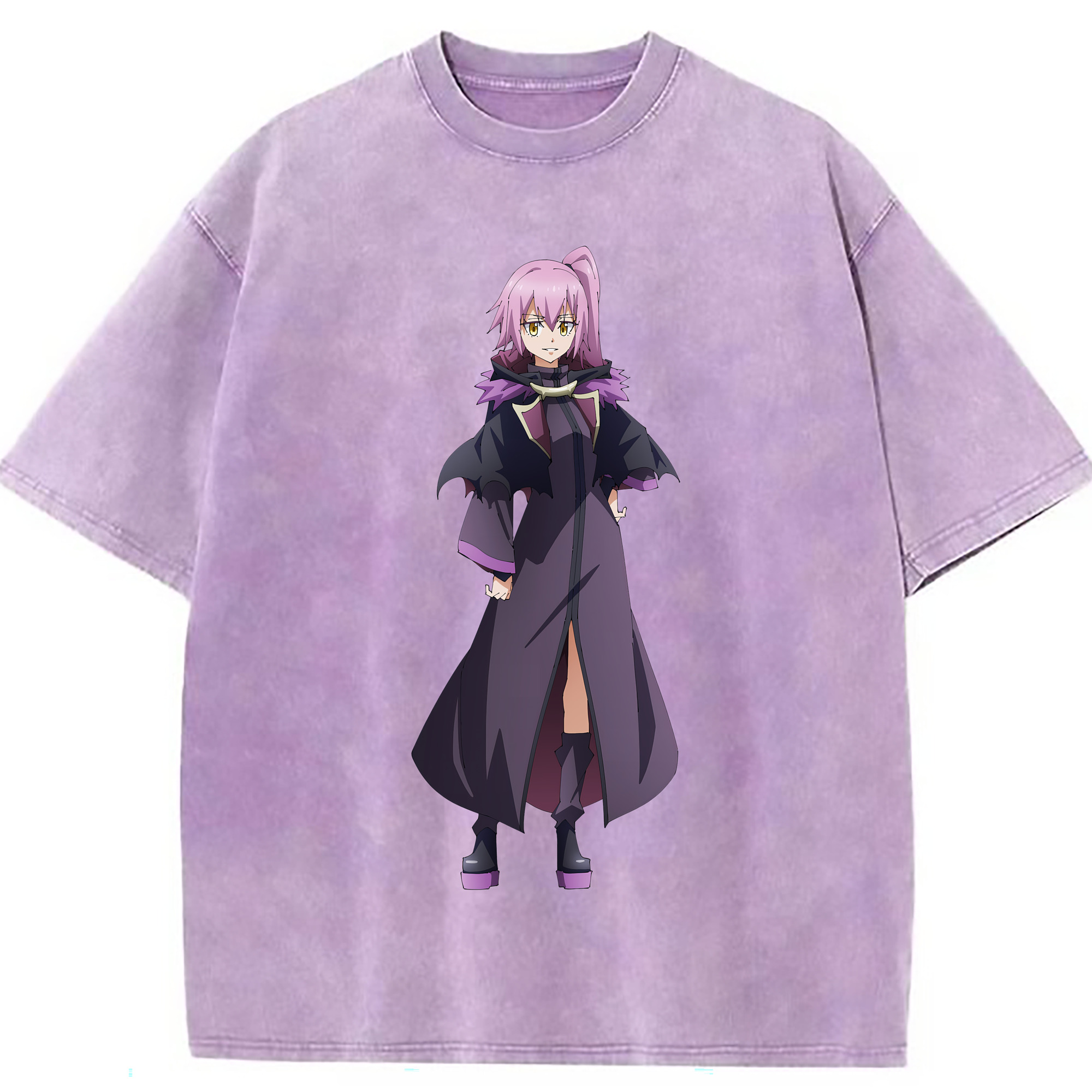 （画像用） 転スラ Regarding Reincarnated to Slime 綿100% ヴィンテージ風 半袖Tシャツ（フロントプリント）
