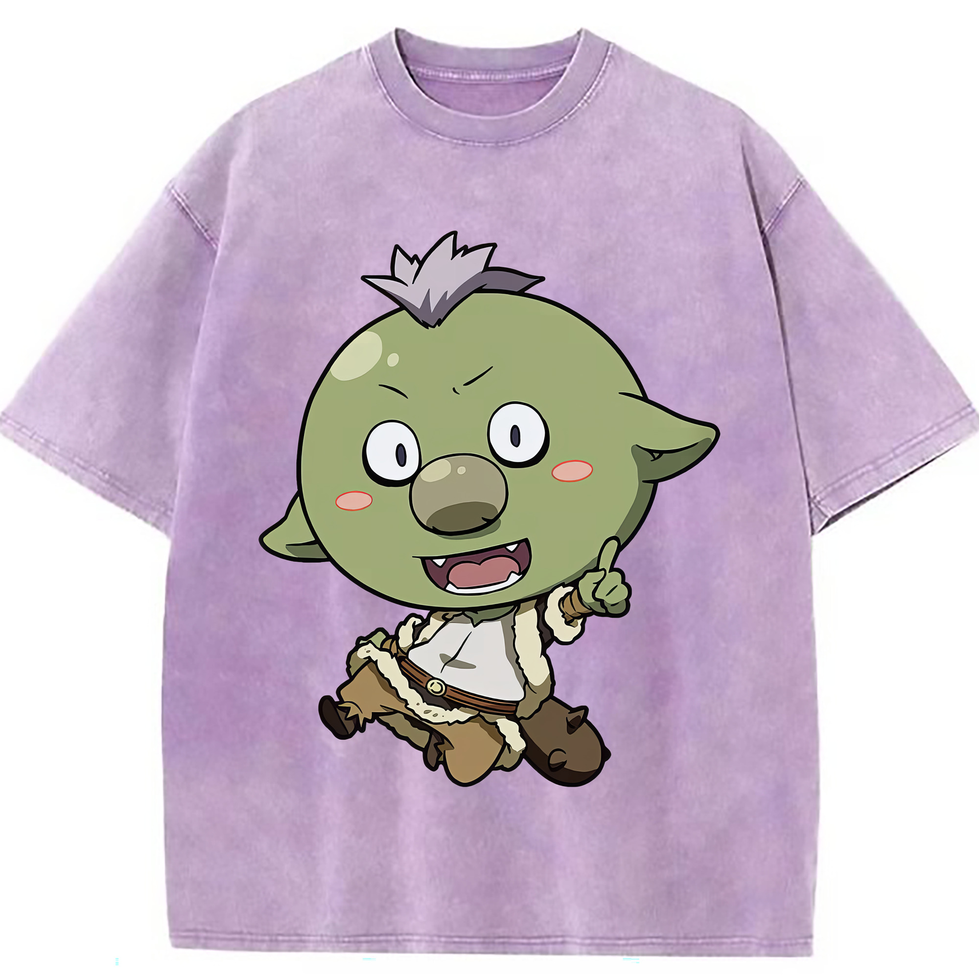 （画像用） 転スラ Regarding Reincarnated to Slime 綿100% ヴィンテージ風 半袖Tシャツ（フロントプリント）