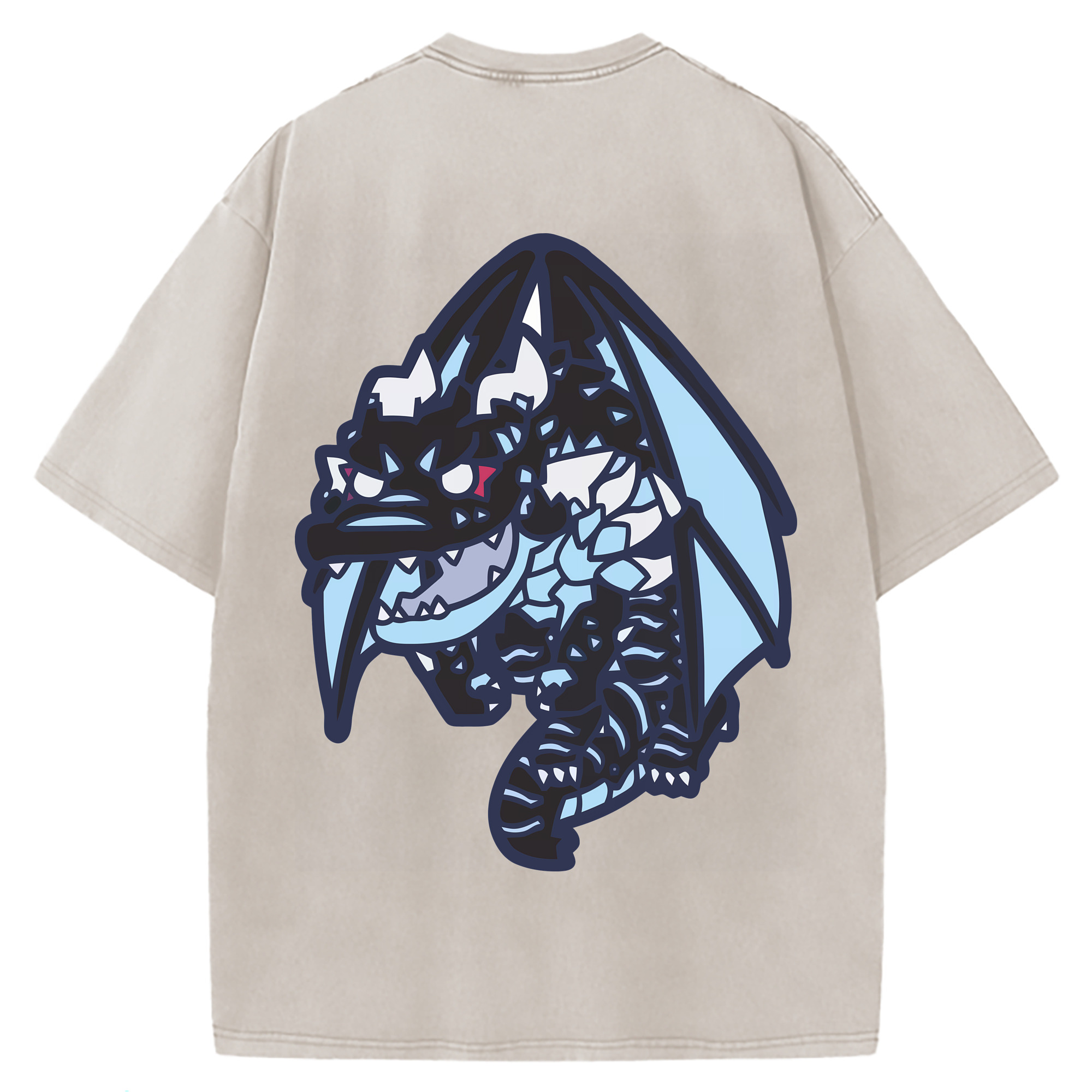 （画像用） 転スラ Regarding Reincarnated to Slime 綿100% ヴィンテージ風 半袖Tシャツ（背面プリント）