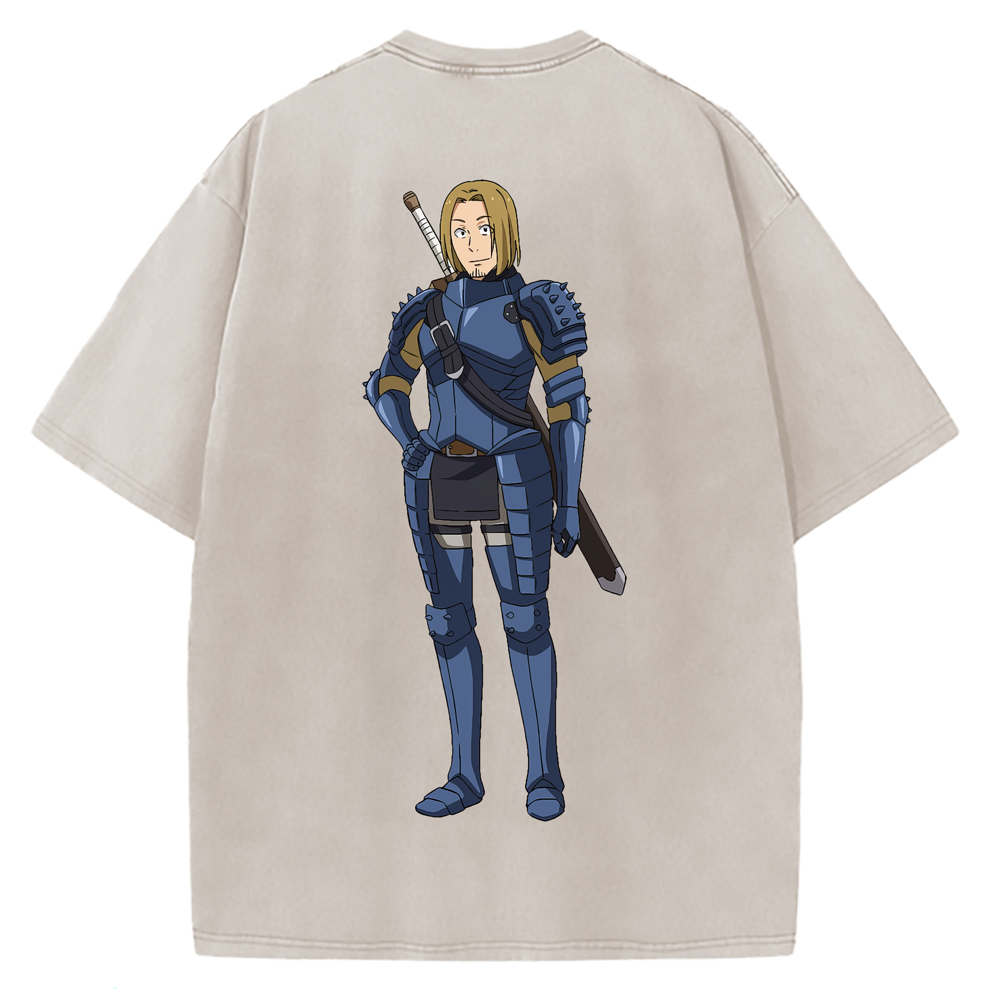 （画像用） 転スラ Regarding Reincarnated to Slime 綿100% ヴィンテージ風 半袖Tシャツ（背面プリント）
