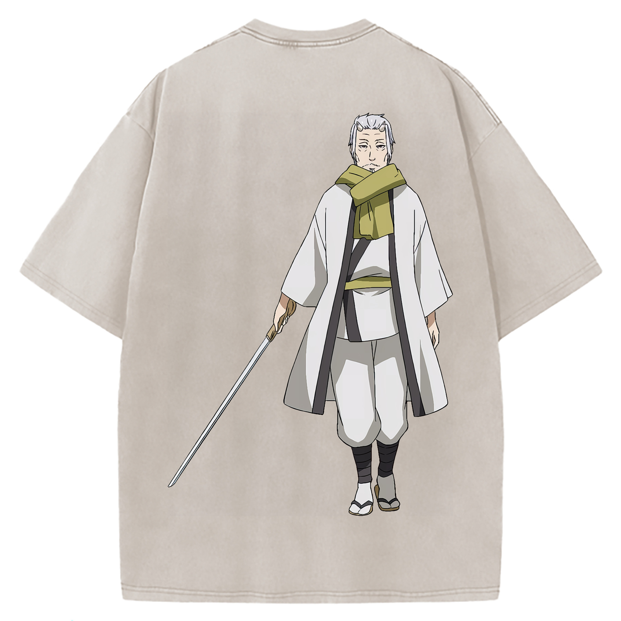 （画像用） 転スラ Regarding Reincarnated to Slime 綿100% ヴィンテージ風 半袖Tシャツ（背面プリント）