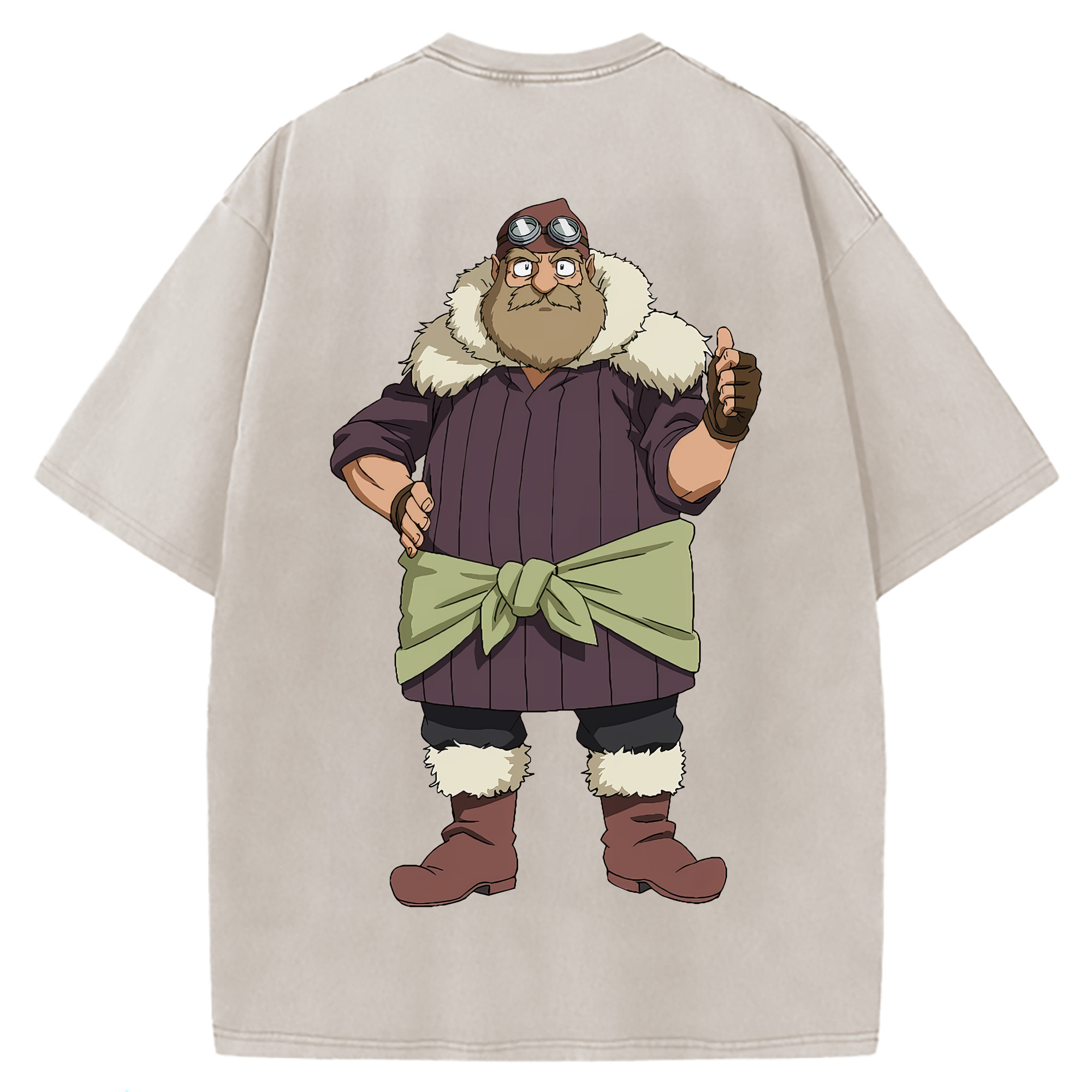 （画像用） 転スラ Regarding Reincarnated to Slime 綿100% ヴィンテージ風 半袖Tシャツ（背面プリント）