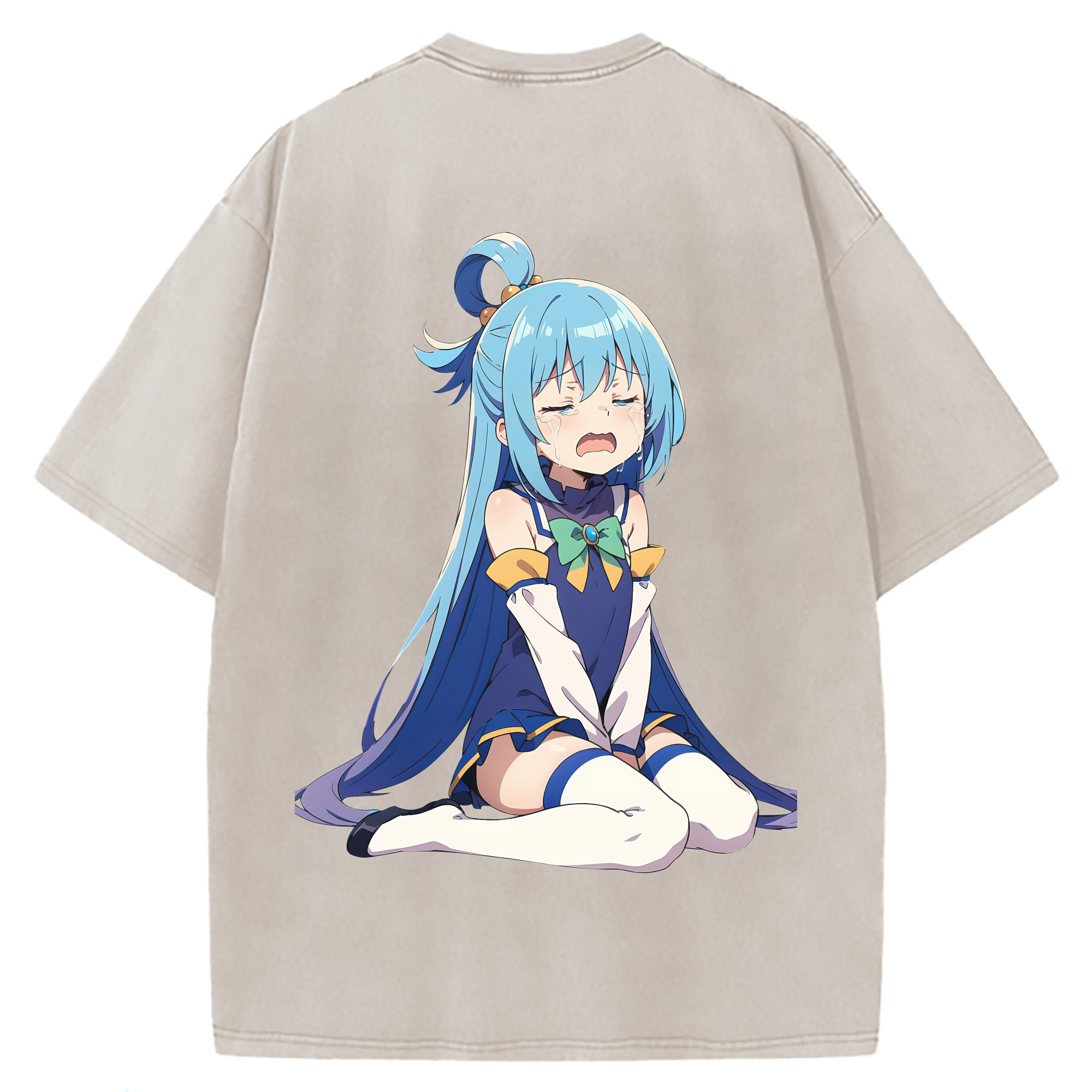 （画像用） 転スラ Regarding Reincarnated to Slime 綿100% ヴィンテージ風 半袖Tシャツ（背面プリント）