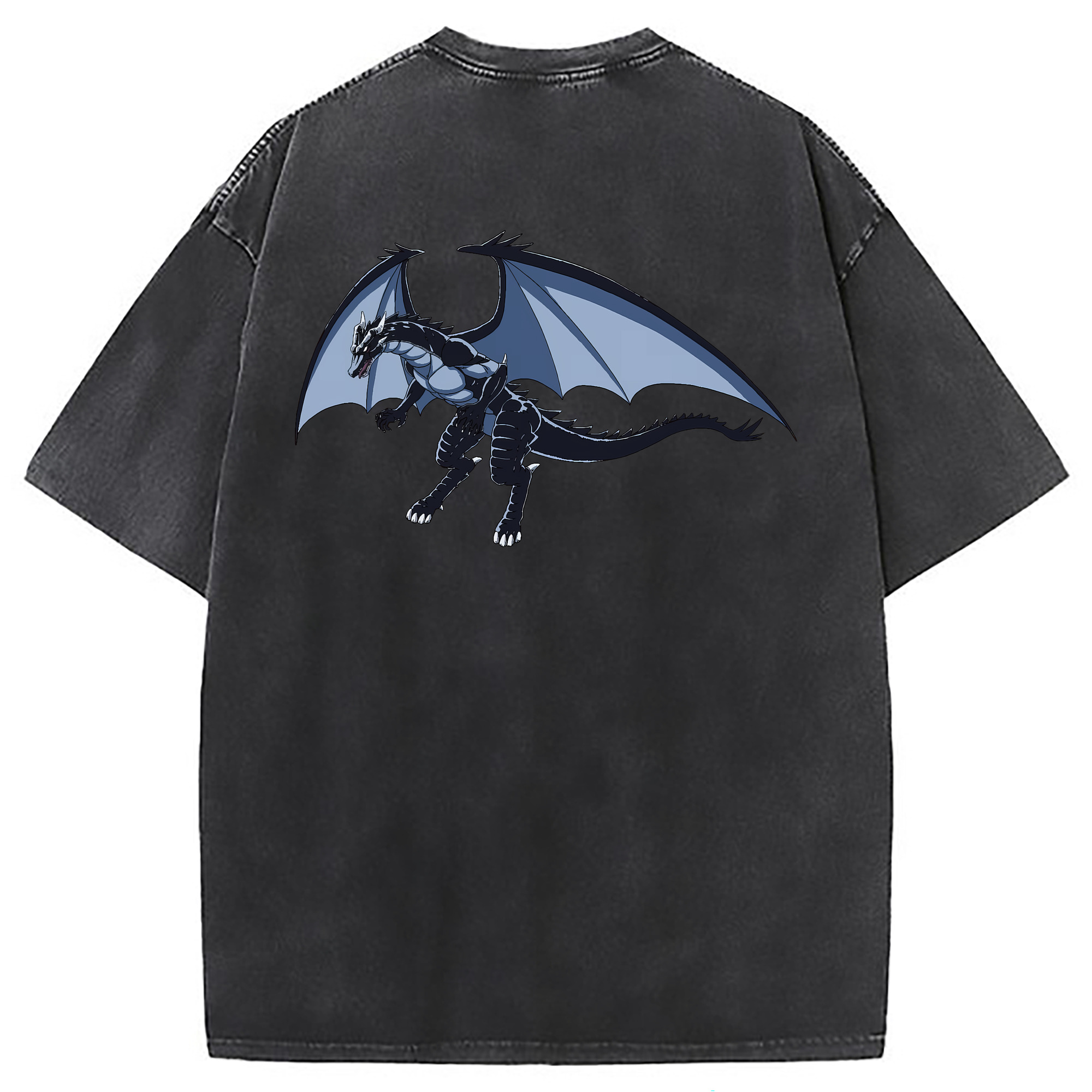 （画像用） 転スラ Regarding Reincarnated to Slime 綿100% ヴィンテージ風 半袖Tシャツ（背面プリント）