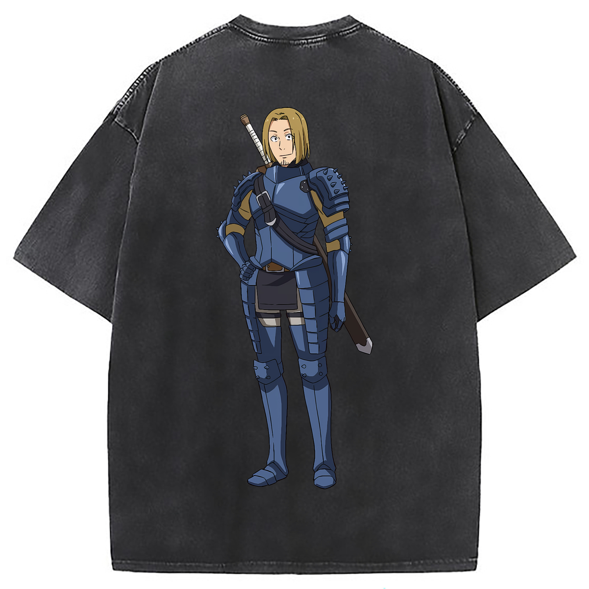 （画像用） 転スラ Regarding Reincarnated to Slime 綿100% ヴィンテージ風 半袖Tシャツ（背面プリント）