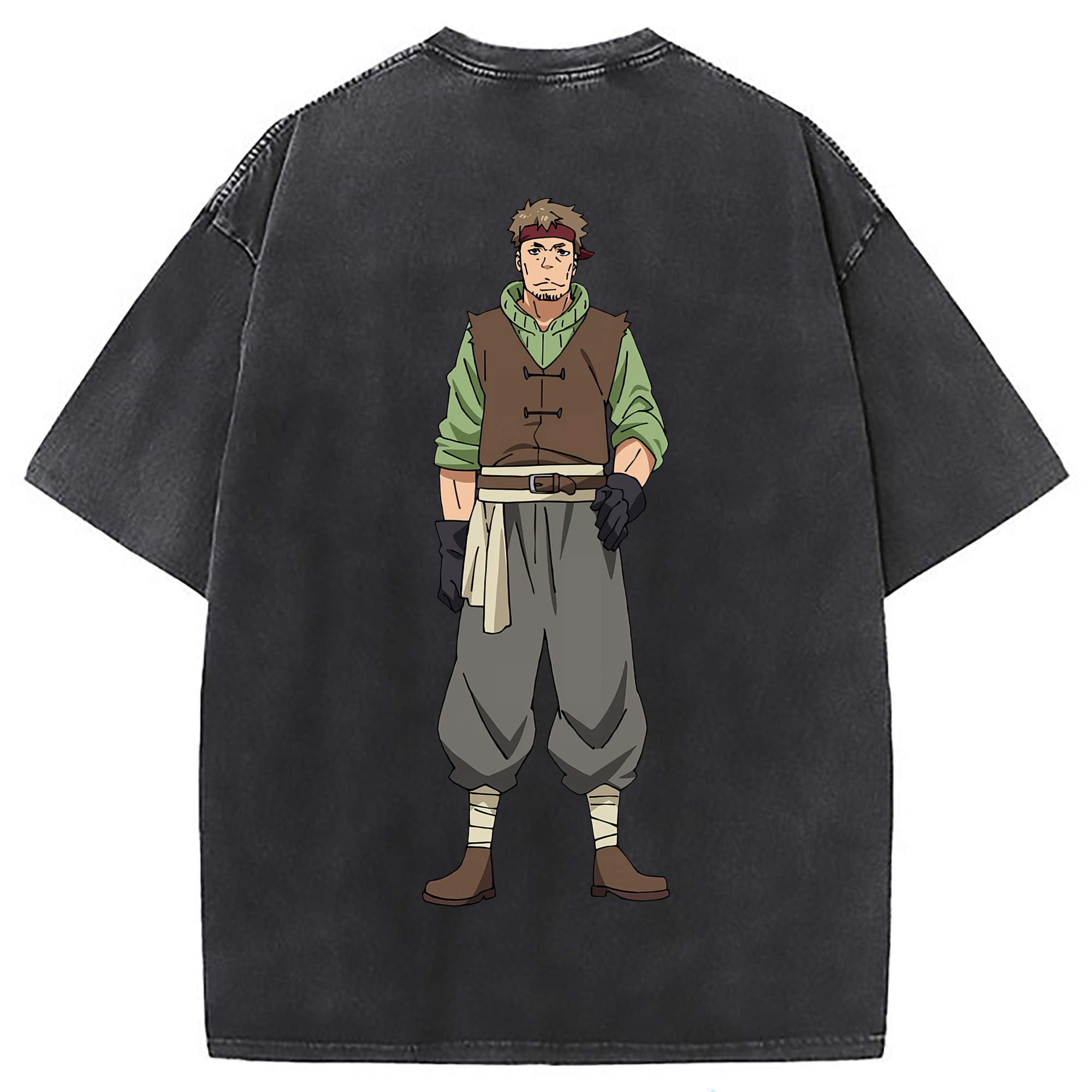 （画像用） 転スラ Regarding Reincarnated to Slime 綿100% ヴィンテージ風 半袖Tシャツ（背面プリント）