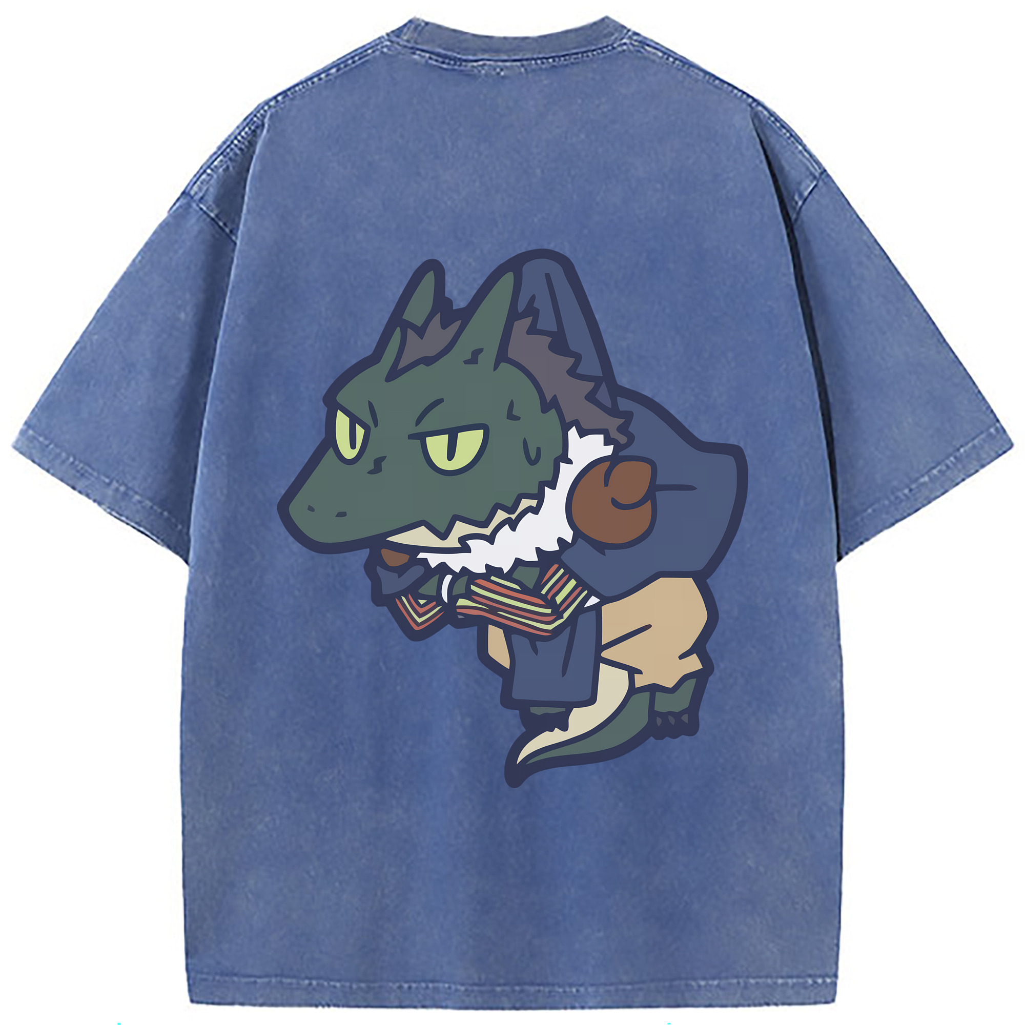 （画像用） 転スラ Regarding Reincarnated to Slime 綿100% ヴィンテージ風 半袖Tシャツ（背面プリント）
