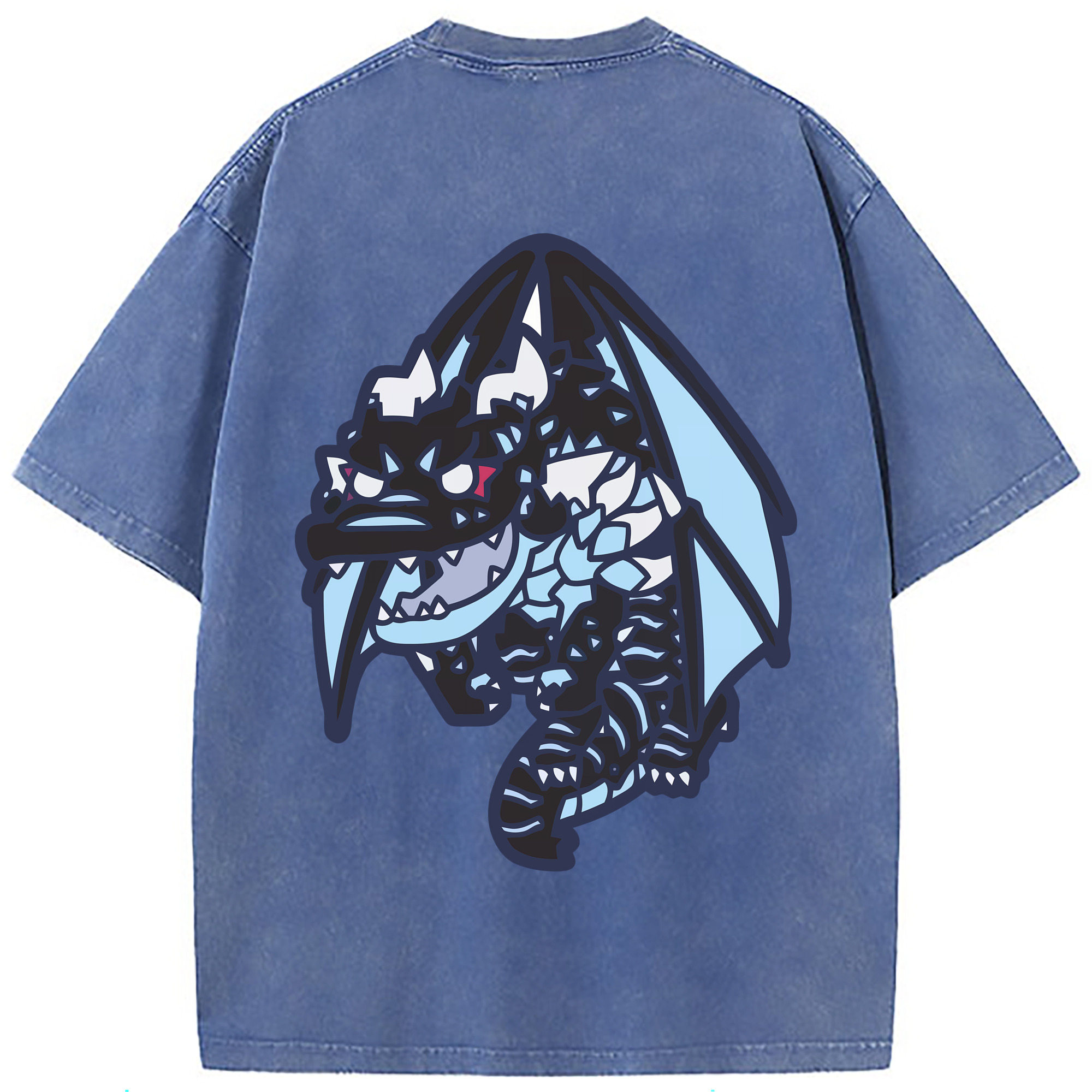 （画像用） 転スラ Regarding Reincarnated to Slime 綿100% ヴィンテージ風 半袖Tシャツ（背面プリント）