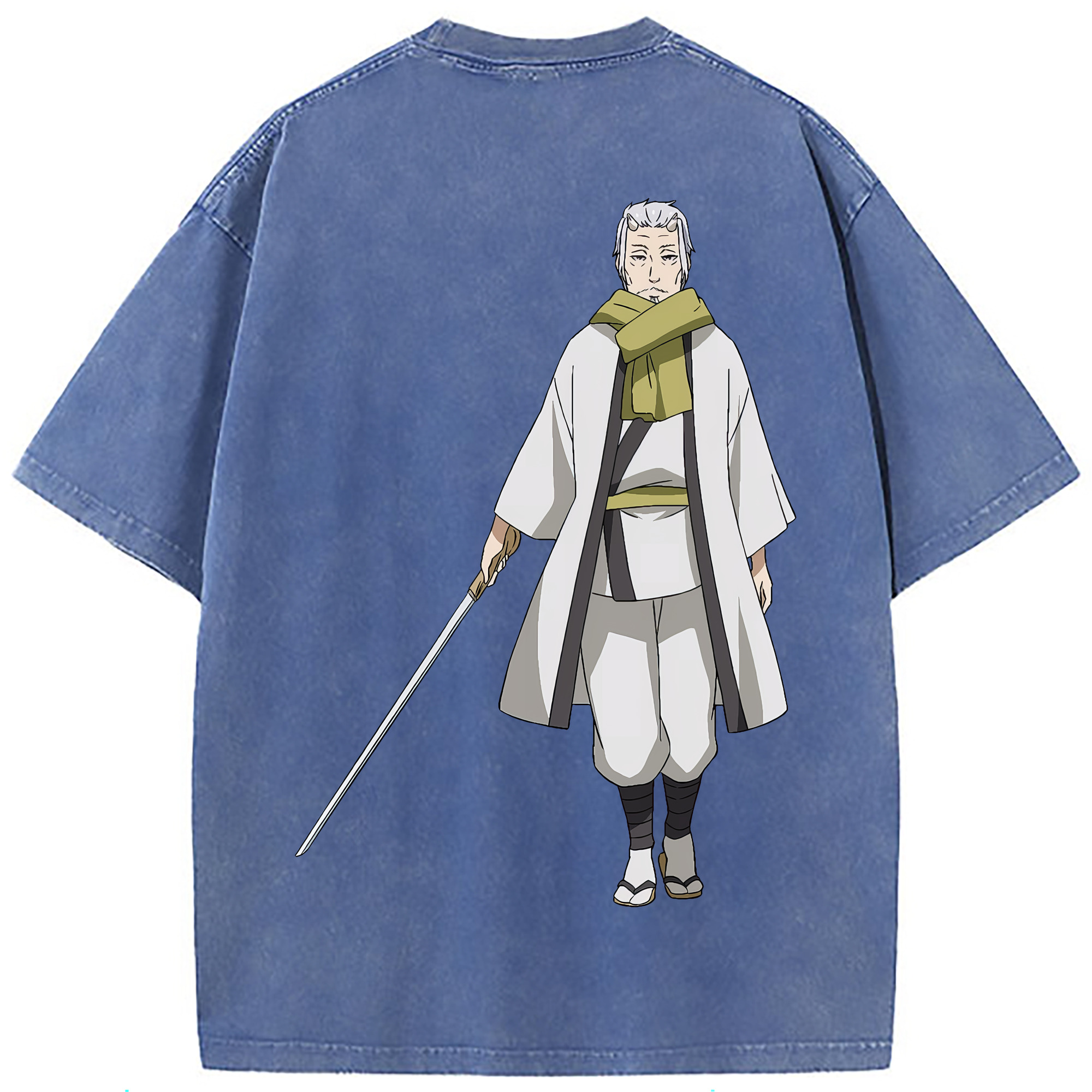 （画像用） 転スラ Regarding Reincarnated to Slime 綿100% ヴィンテージ風 半袖Tシャツ（背面プリント）