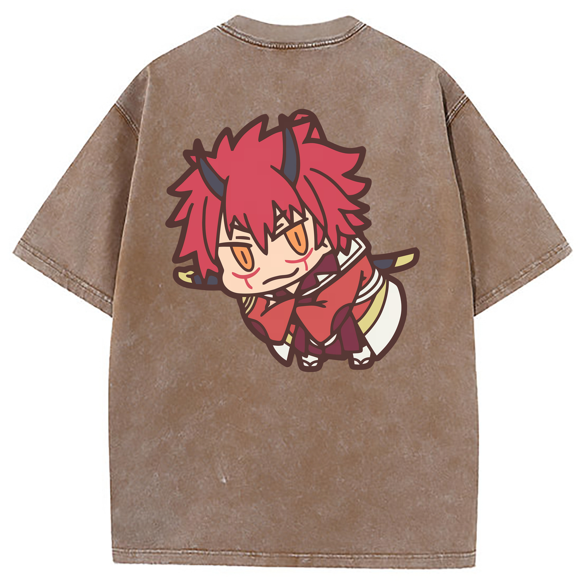 （画像用） 転スラ Regarding Reincarnated to Slime 綿100% ヴィンテージ風 半袖Tシャツ（背面プリント）
