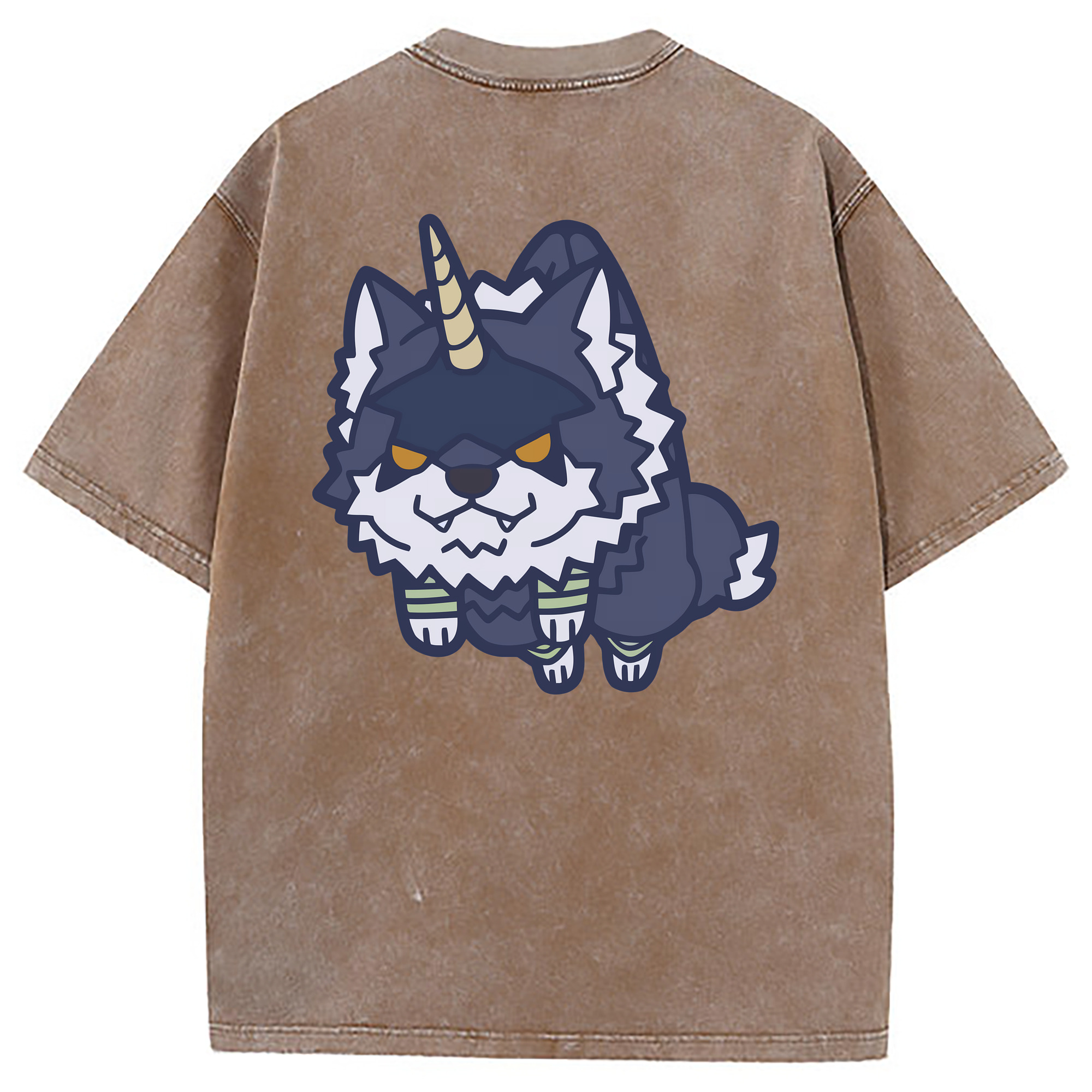 （画像用） 転スラ Regarding Reincarnated to Slime 綿100% ヴィンテージ風 半袖Tシャツ（背面プリント）