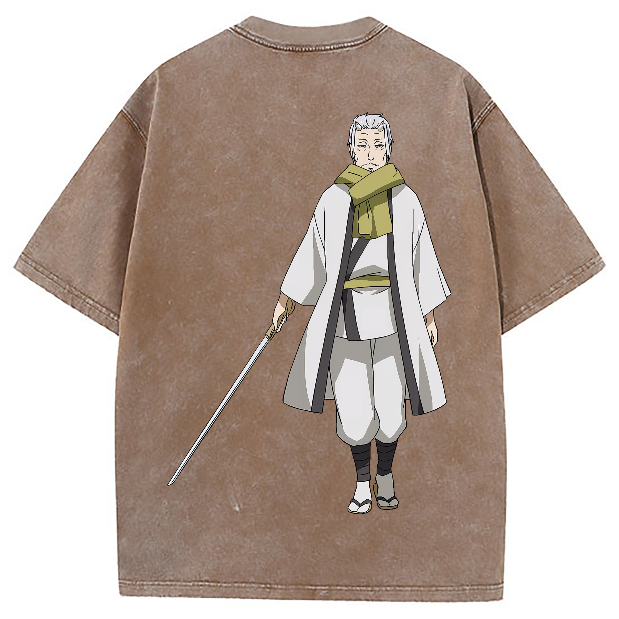 （画像用） 転スラ Regarding Reincarnated to Slime 綿100% ヴィンテージ風 半袖Tシャツ（背面プリント）