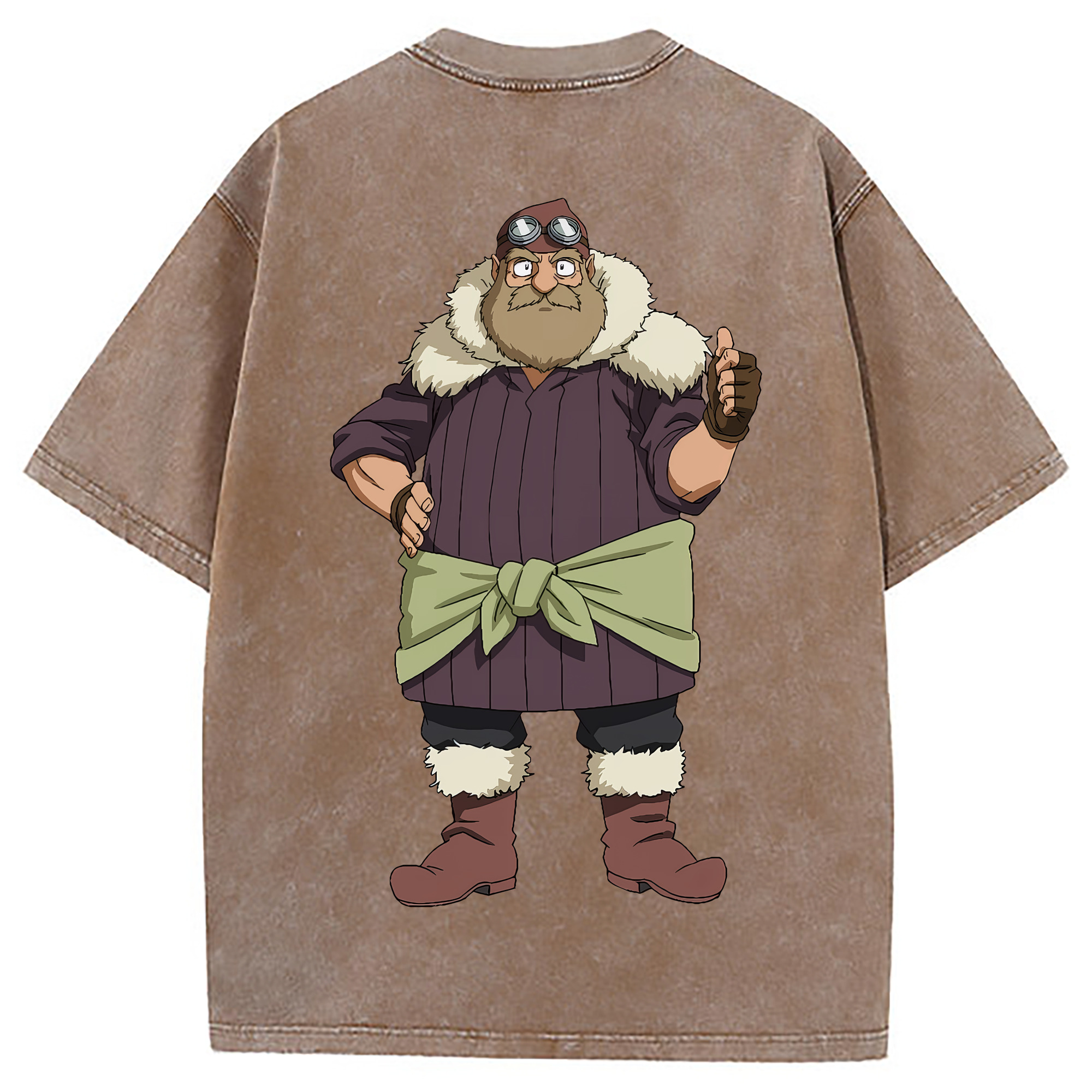 （画像用） 転スラ Regarding Reincarnated to Slime 綿100% ヴィンテージ風 半袖Tシャツ（背面プリント）