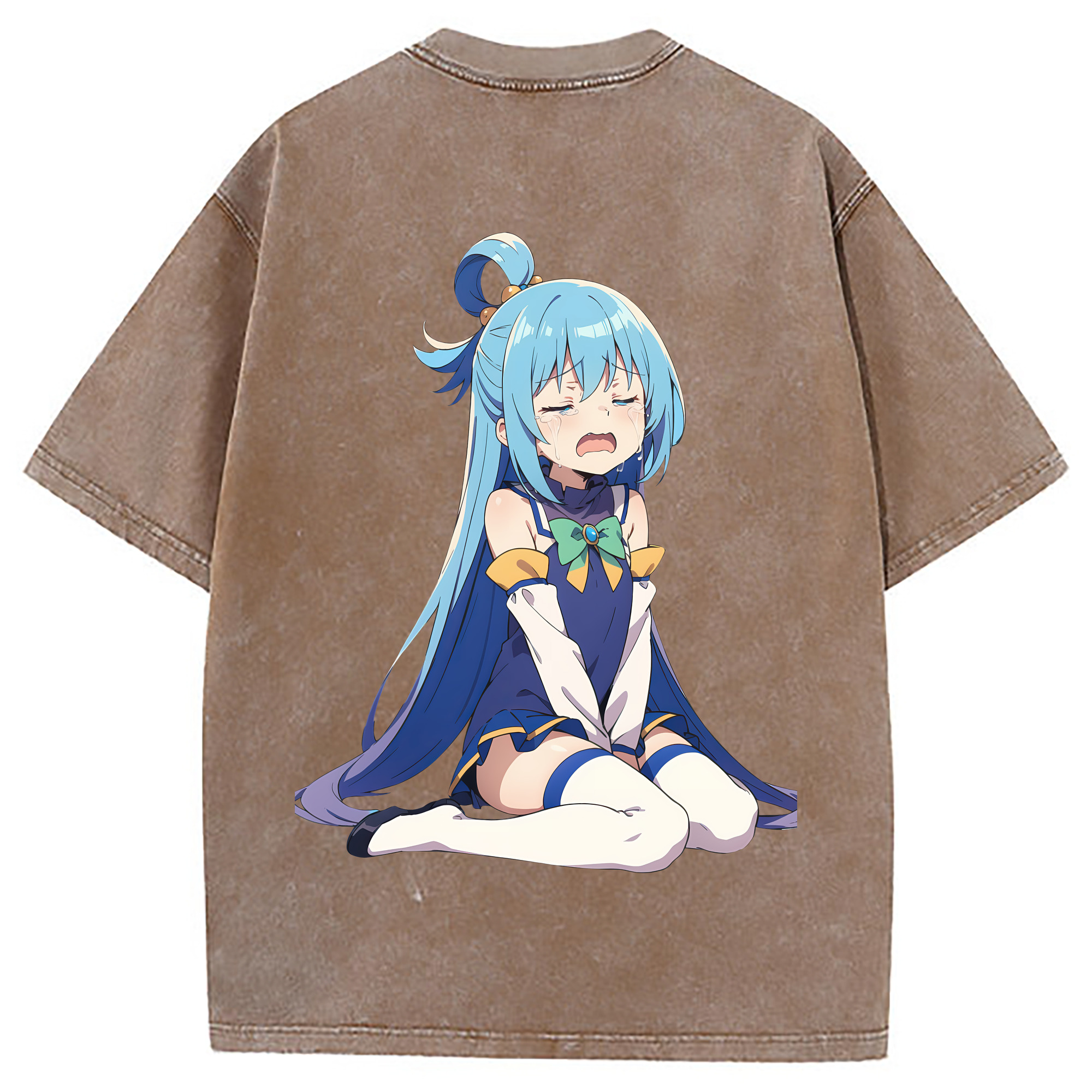 （画像用） 転スラ Regarding Reincarnated to Slime 綿100% ヴィンテージ風 半袖Tシャツ（背面プリント）