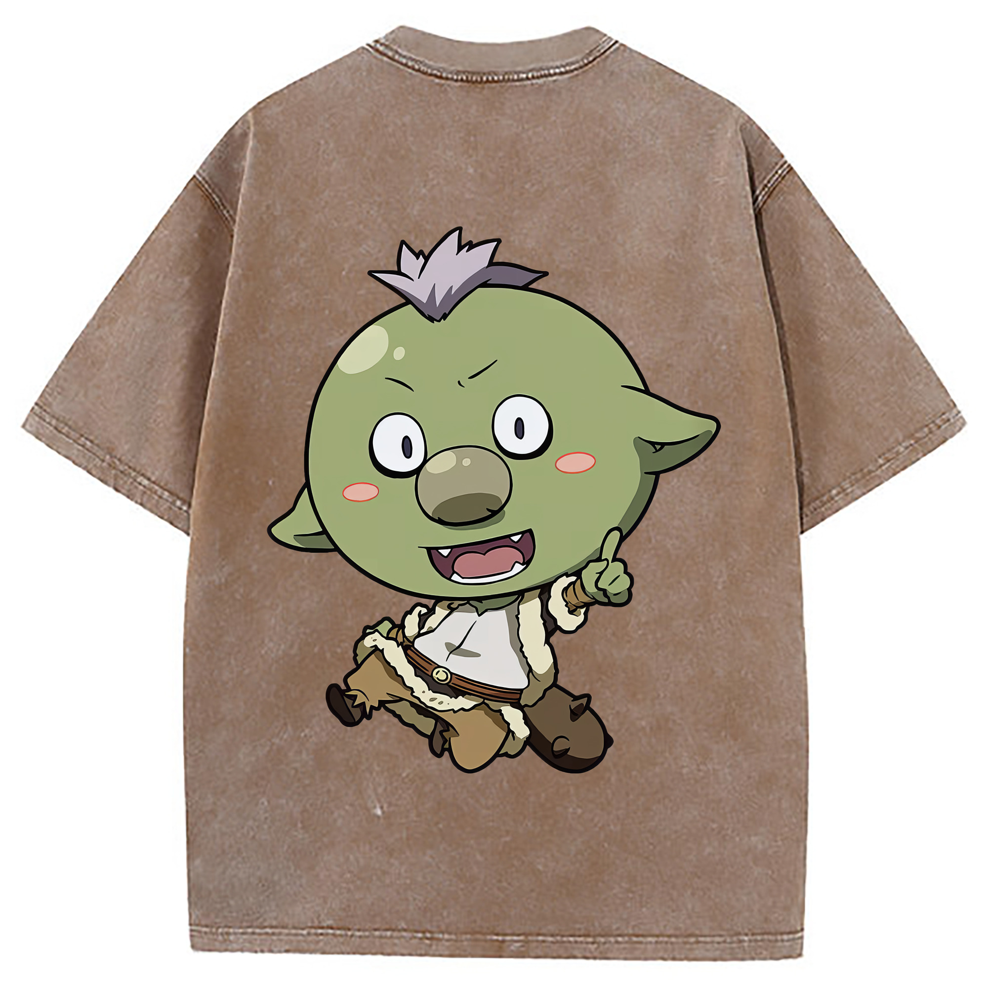 （画像用） 転スラ Regarding Reincarnated to Slime 綿100% ヴィンテージ風 半袖Tシャツ（背面プリント）