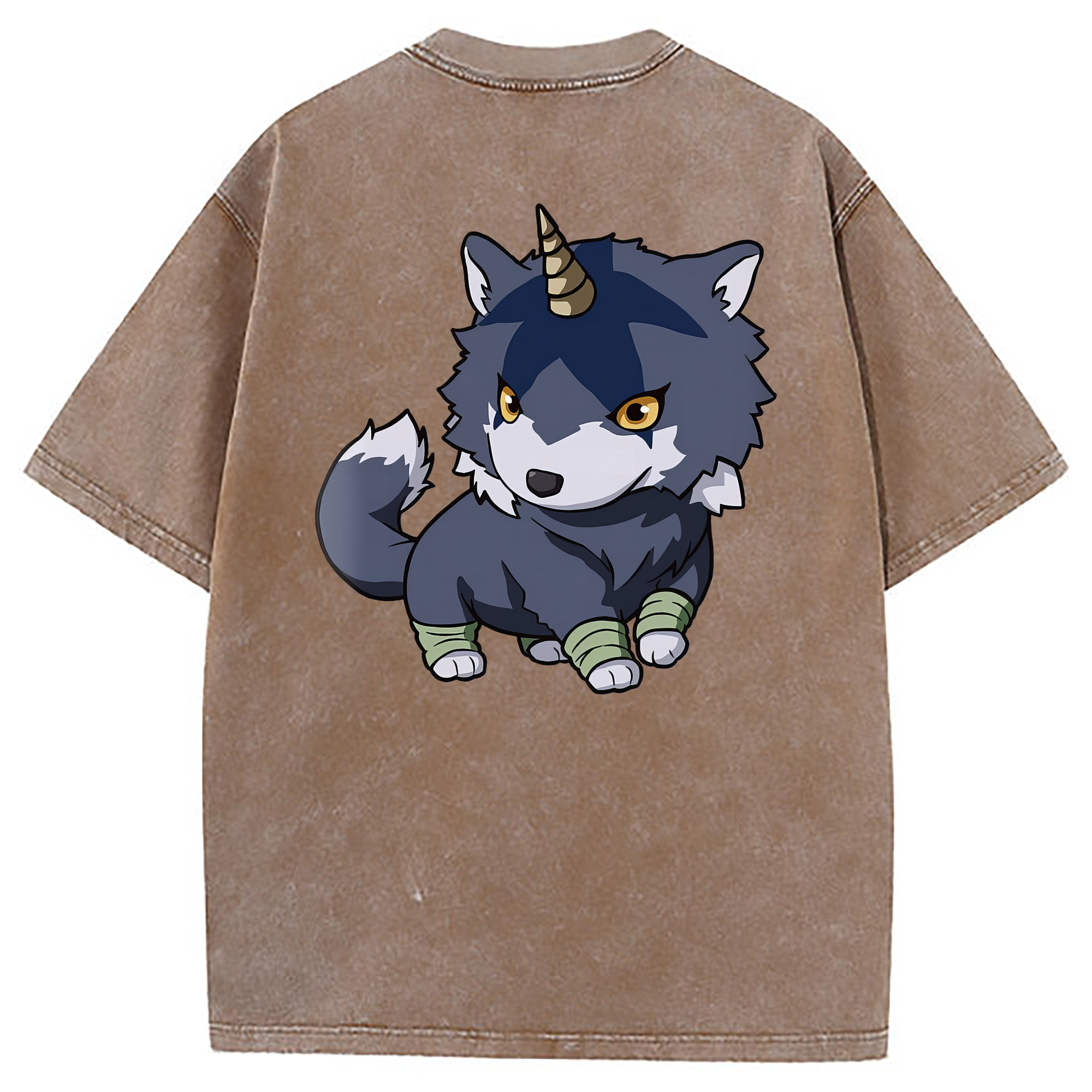 （画像用） 転スラ Regarding Reincarnated to Slime 綿100% ヴィンテージ風 半袖Tシャツ（背面プリント）