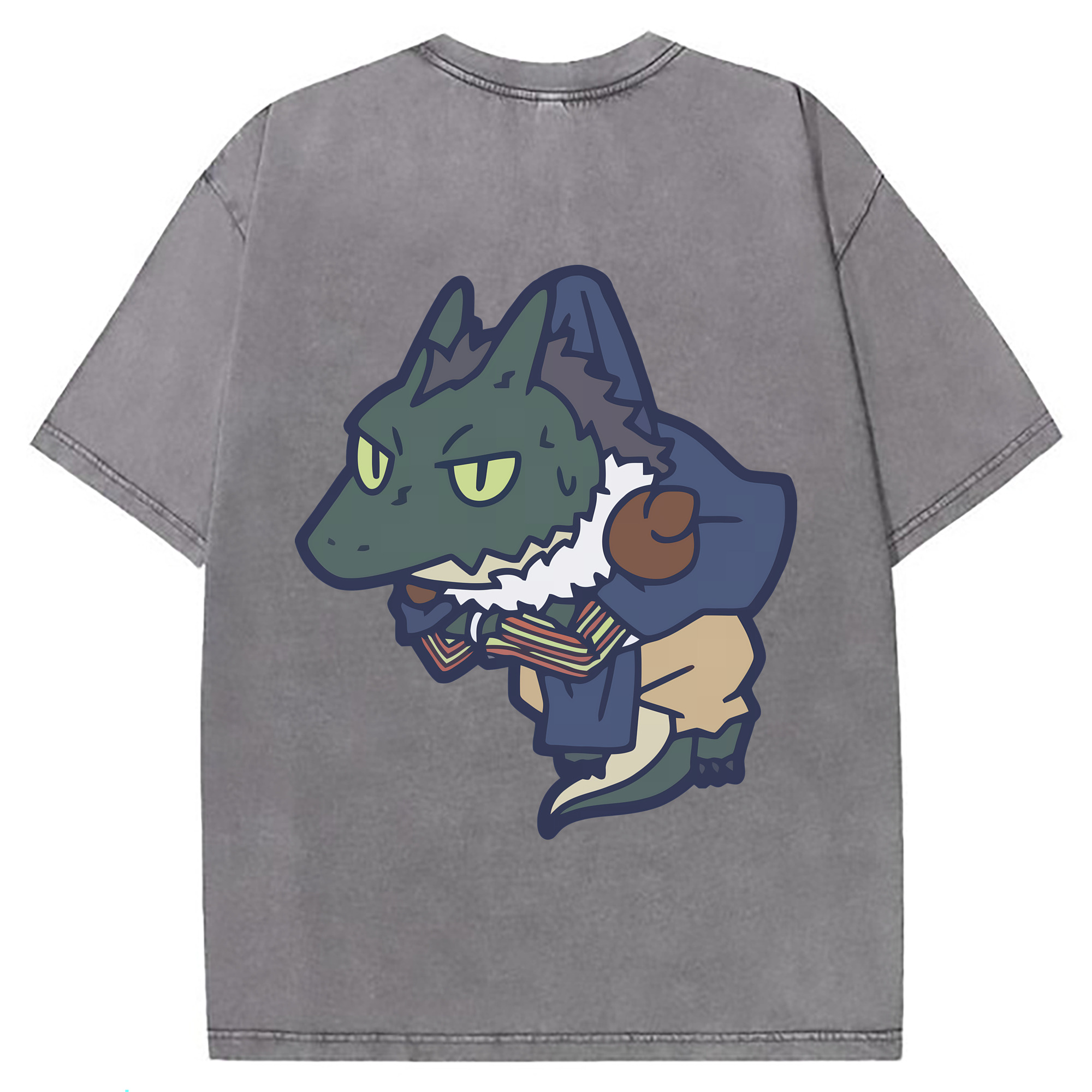 （画像用） 転スラ Regarding Reincarnated to Slime 綿100% ヴィンテージ風 半袖Tシャツ（背面プリント）