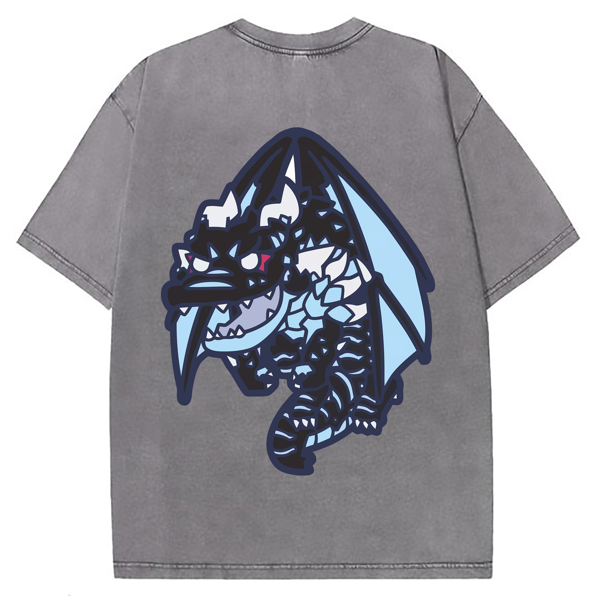 （画像用） 転スラ Regarding Reincarnated to Slime 綿100% ヴィンテージ風 半袖Tシャツ（背面プリント）
