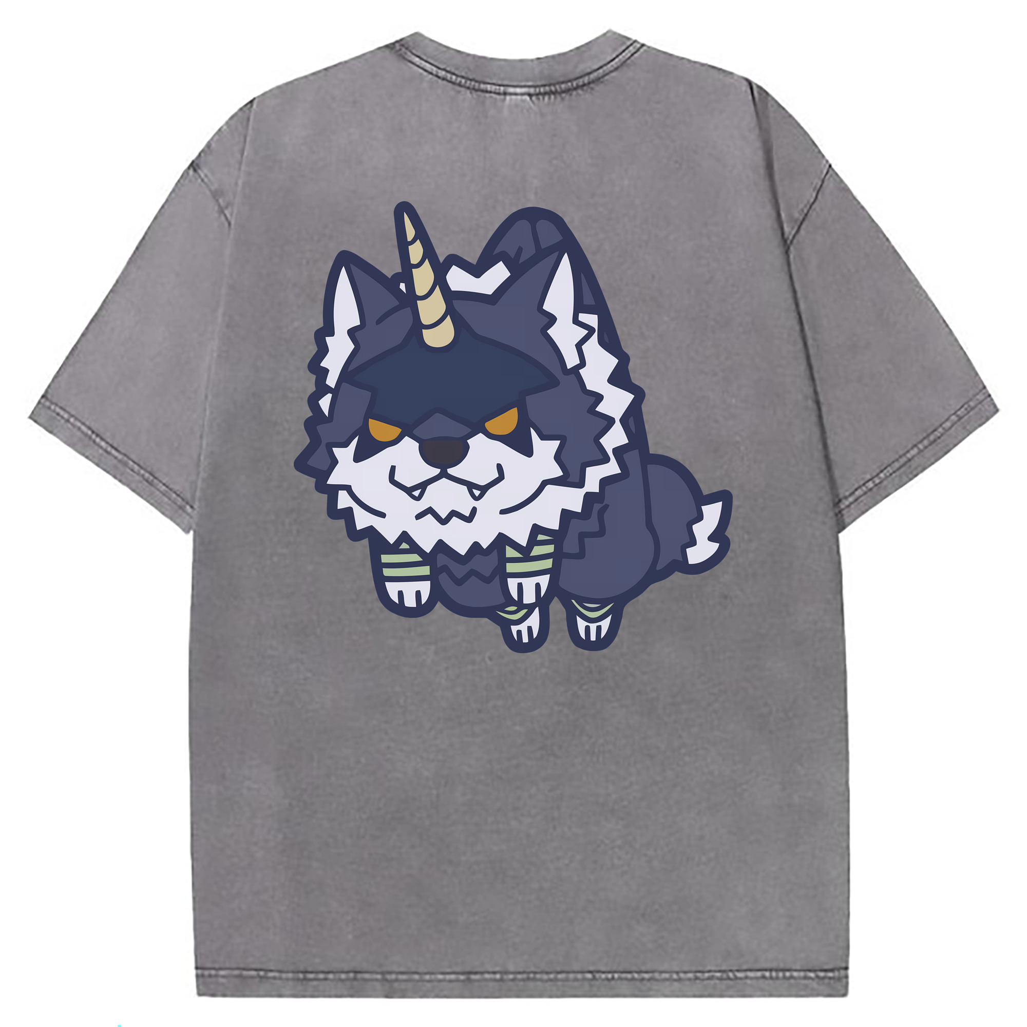 （画像用） 転スラ Regarding Reincarnated to Slime 綿100% ヴィンテージ風 半袖Tシャツ（背面プリント）