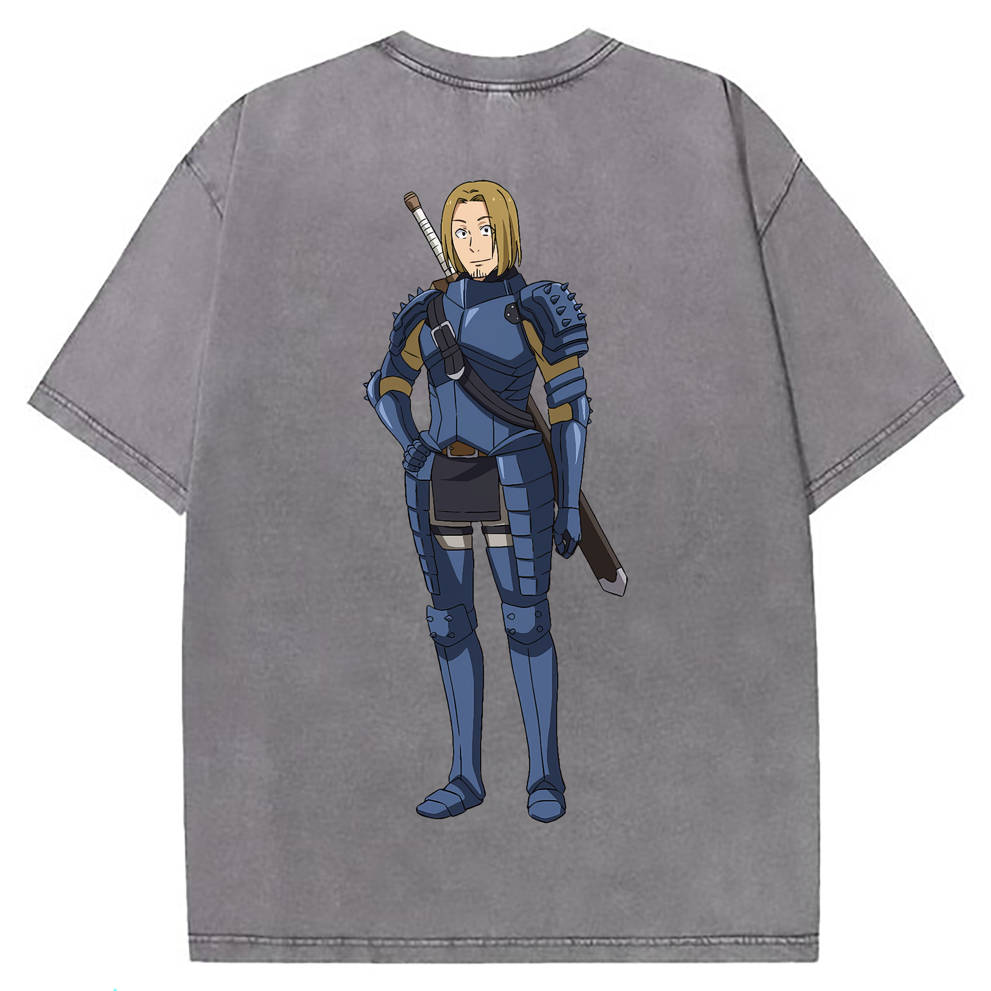 （画像用） 転スラ Regarding Reincarnated to Slime 綿100% ヴィンテージ風 半袖Tシャツ（背面プリント）