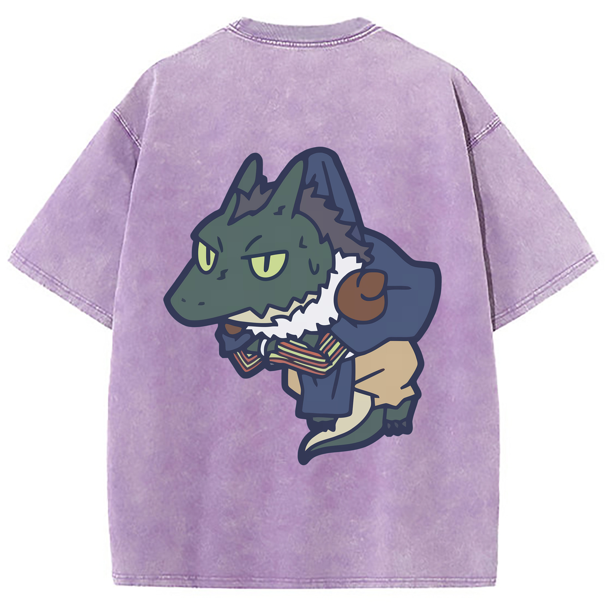 （画像用） 転スラ Regarding Reincarnated to Slime 綿100% ヴィンテージ風 半袖Tシャツ（背面プリント）