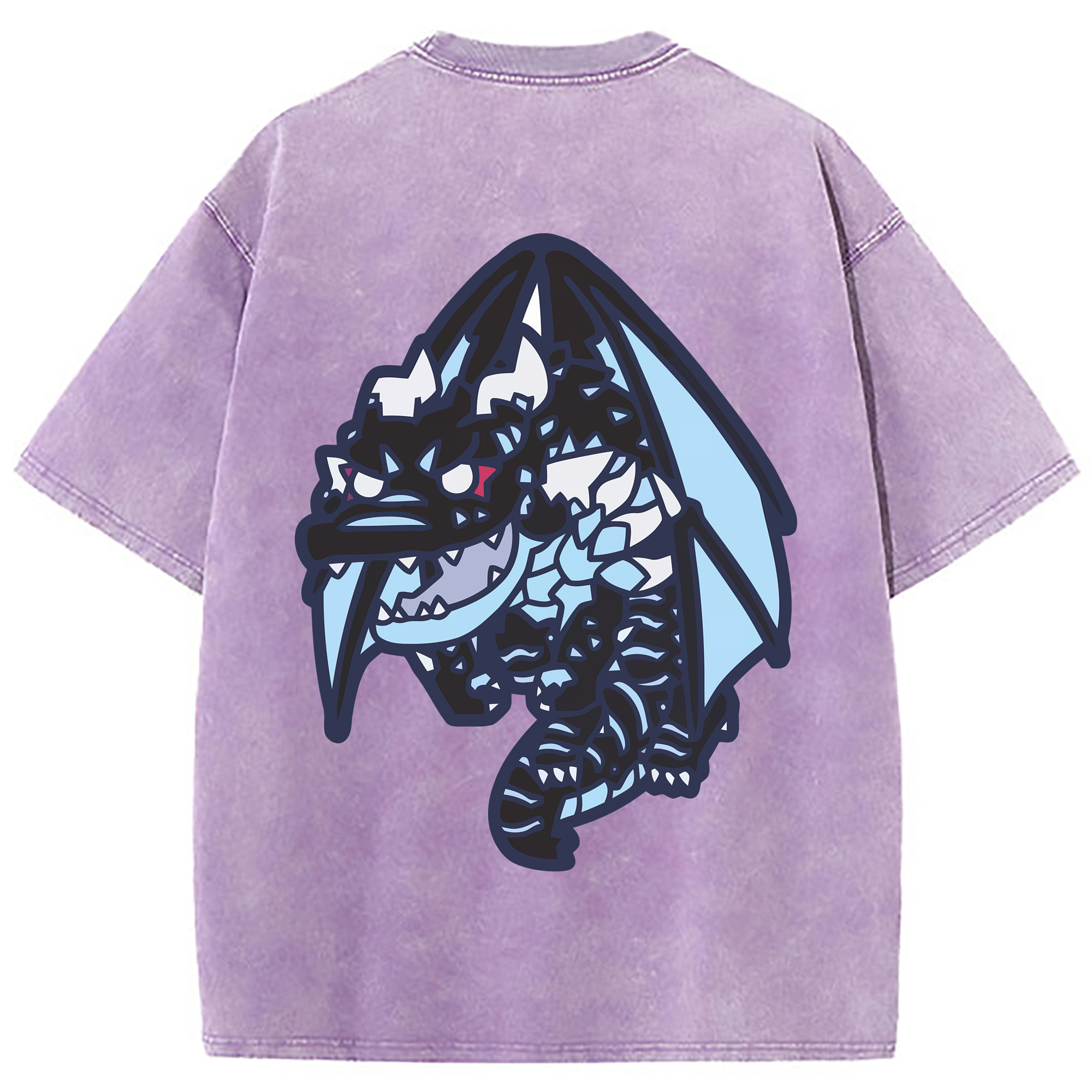 （画像用） 転スラ Regarding Reincarnated to Slime 綿100% ヴィンテージ風 半袖Tシャツ（背面プリント）