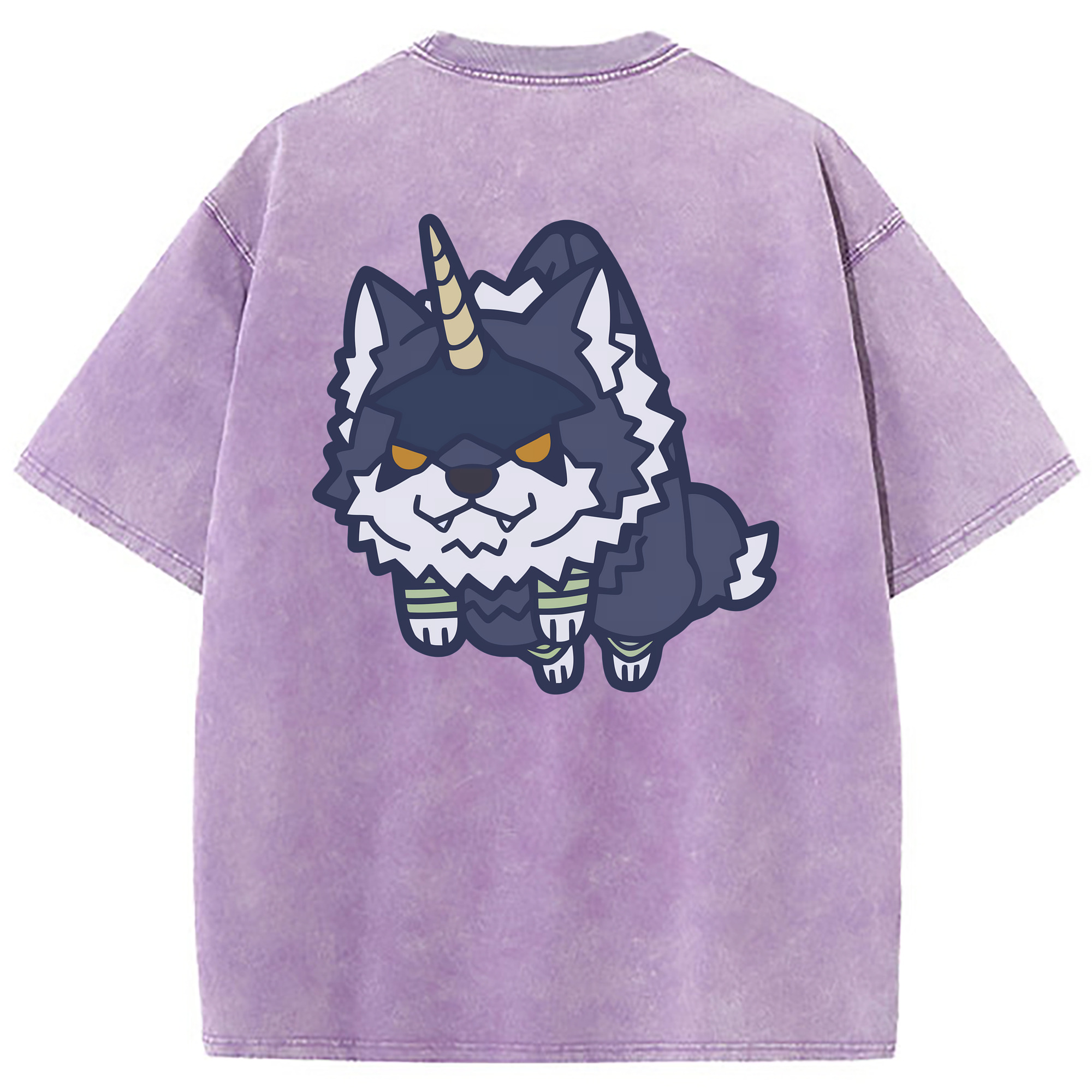 （画像用） 転スラ Regarding Reincarnated to Slime 綿100% ヴィンテージ風 半袖Tシャツ（背面プリント）