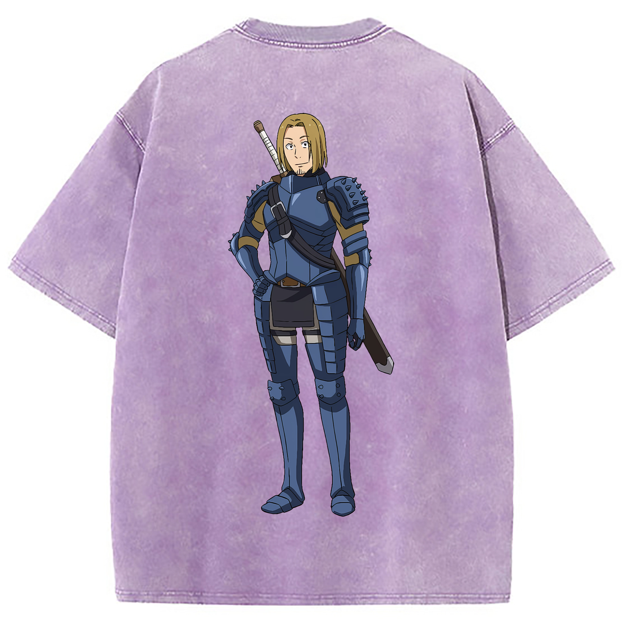 （画像用） 転スラ Regarding Reincarnated to Slime 綿100% ヴィンテージ風 半袖Tシャツ（背面プリント）